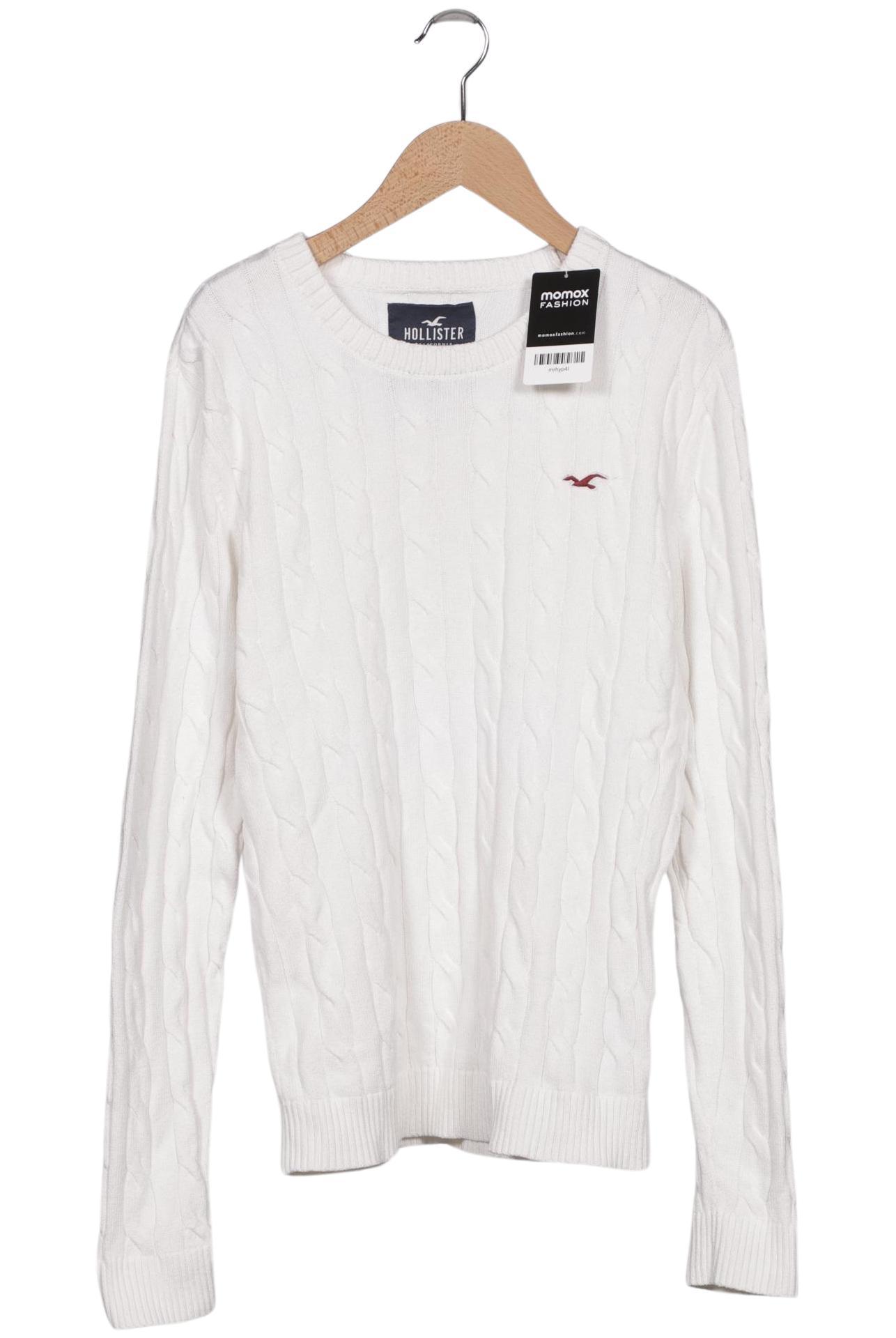 

Hollister Herren Pullover, weiß, Gr. 48