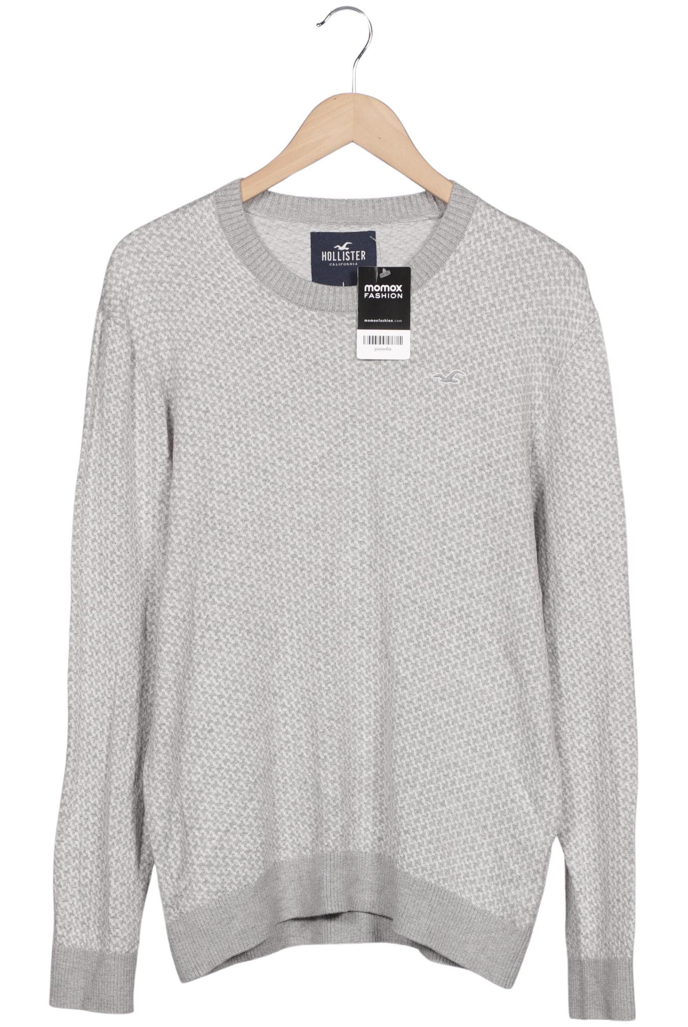 

Hollister Herren Pullover, grau, Gr. 52