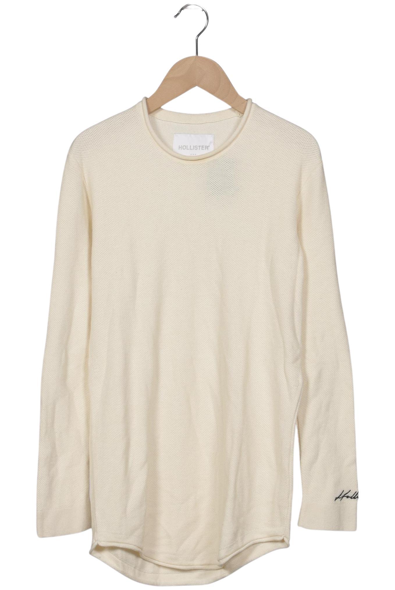 Thumbnail - Hollister Herren Pullover, cremeweiß, Gr. 44