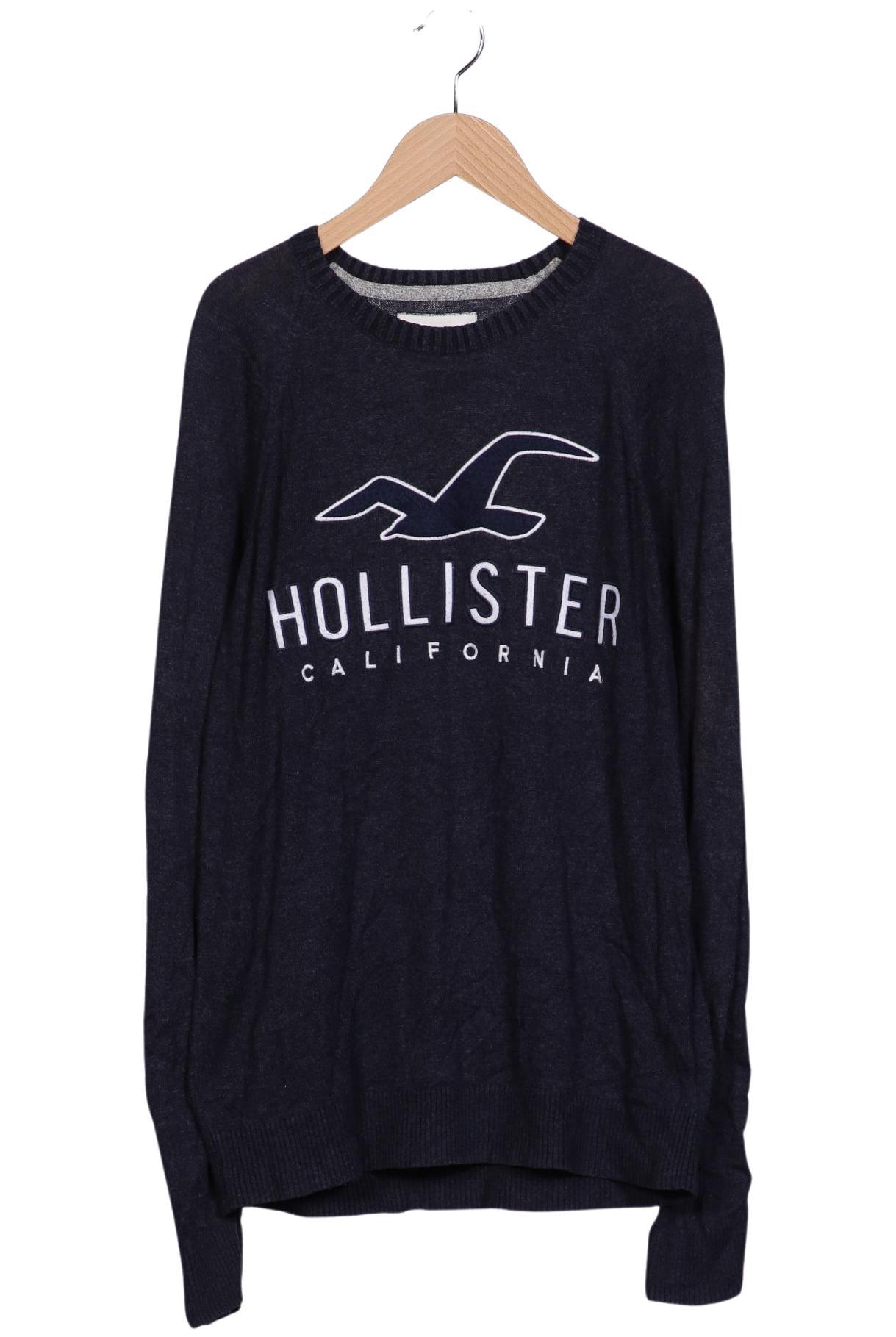 

Hollister Herren Pullover, marineblau, Gr. 48