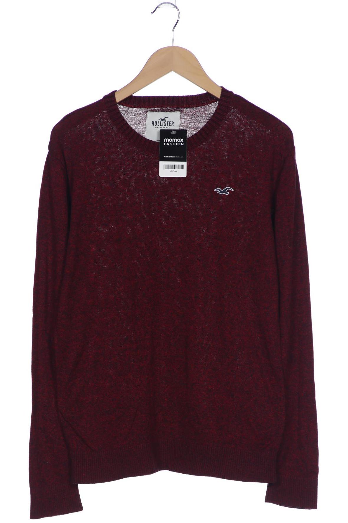 

Hollister Herren Pullover, bordeaux, Gr. 48