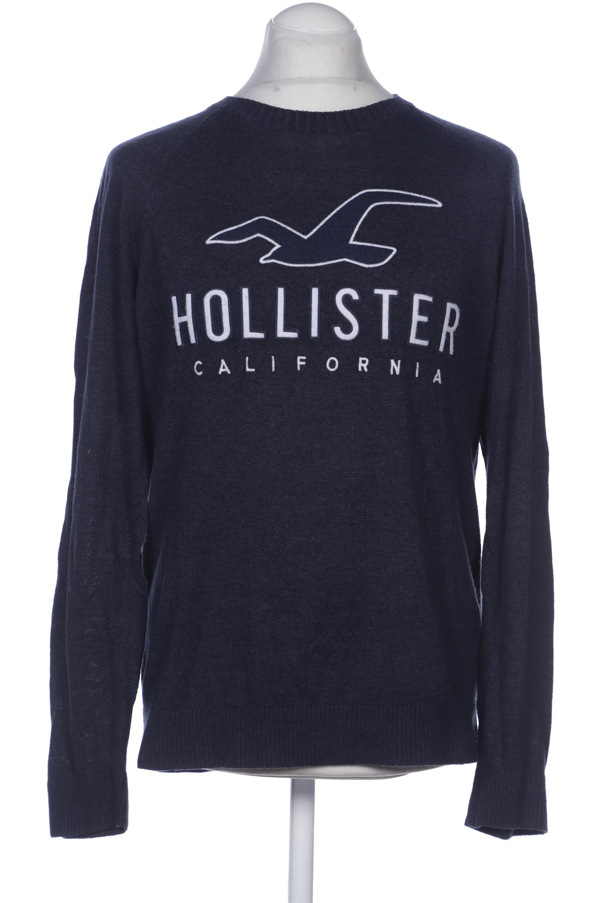 

Hollister Herren Pullover, marineblau, Gr. 48