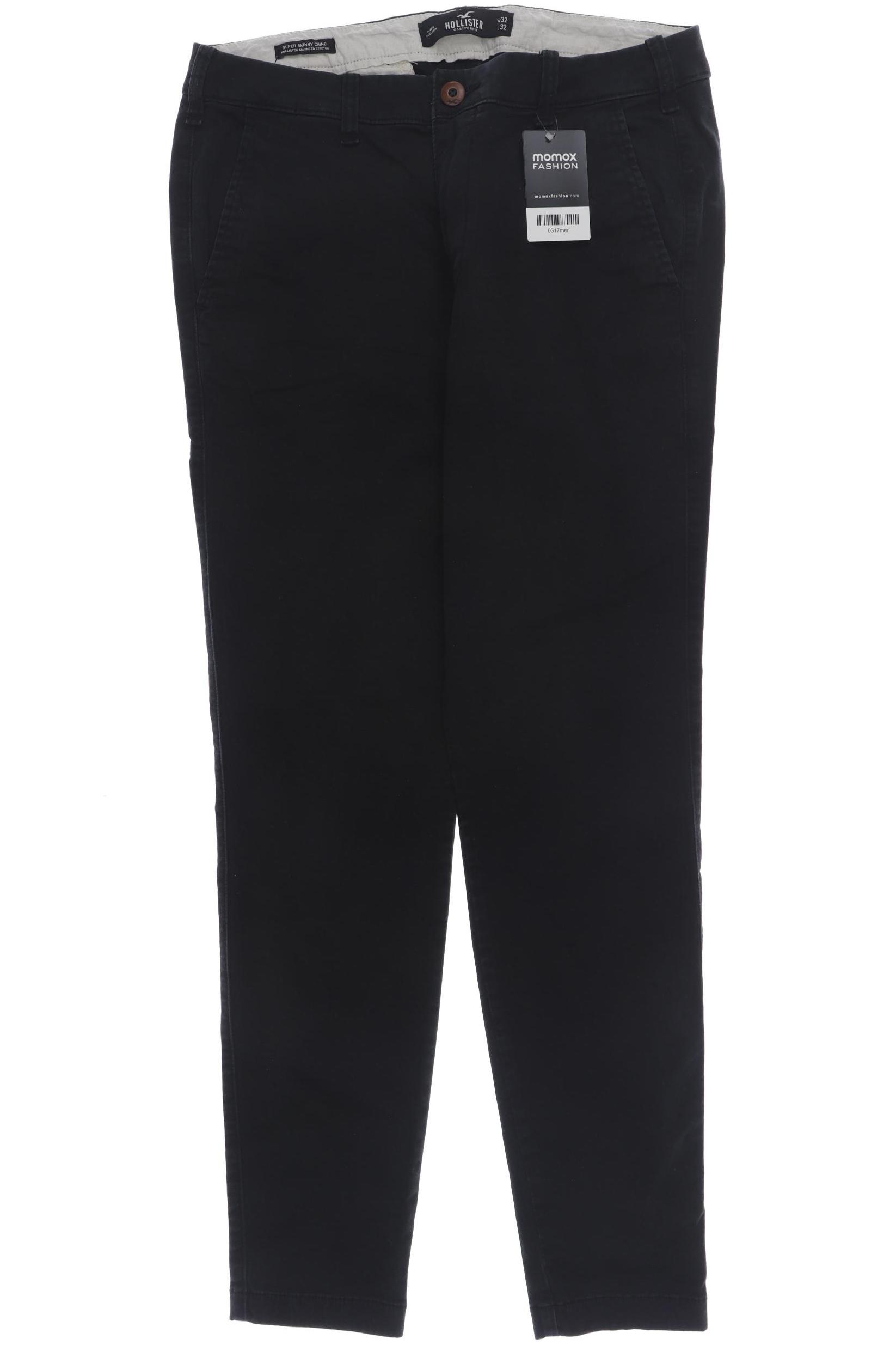 

Hollister Herren Stoffhose, schwarz