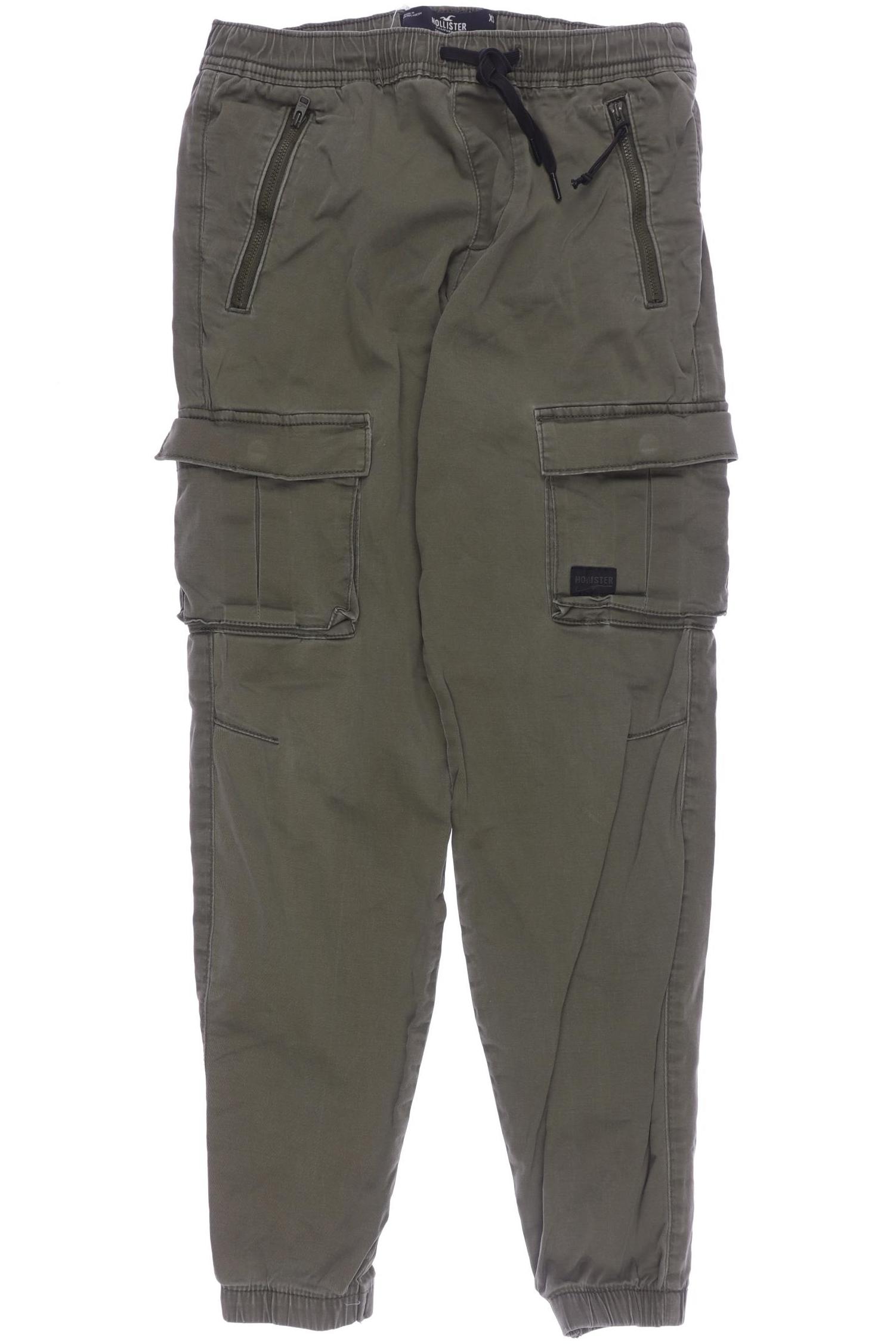 

Hollister Herren Stoffhose, grün, Gr. 0