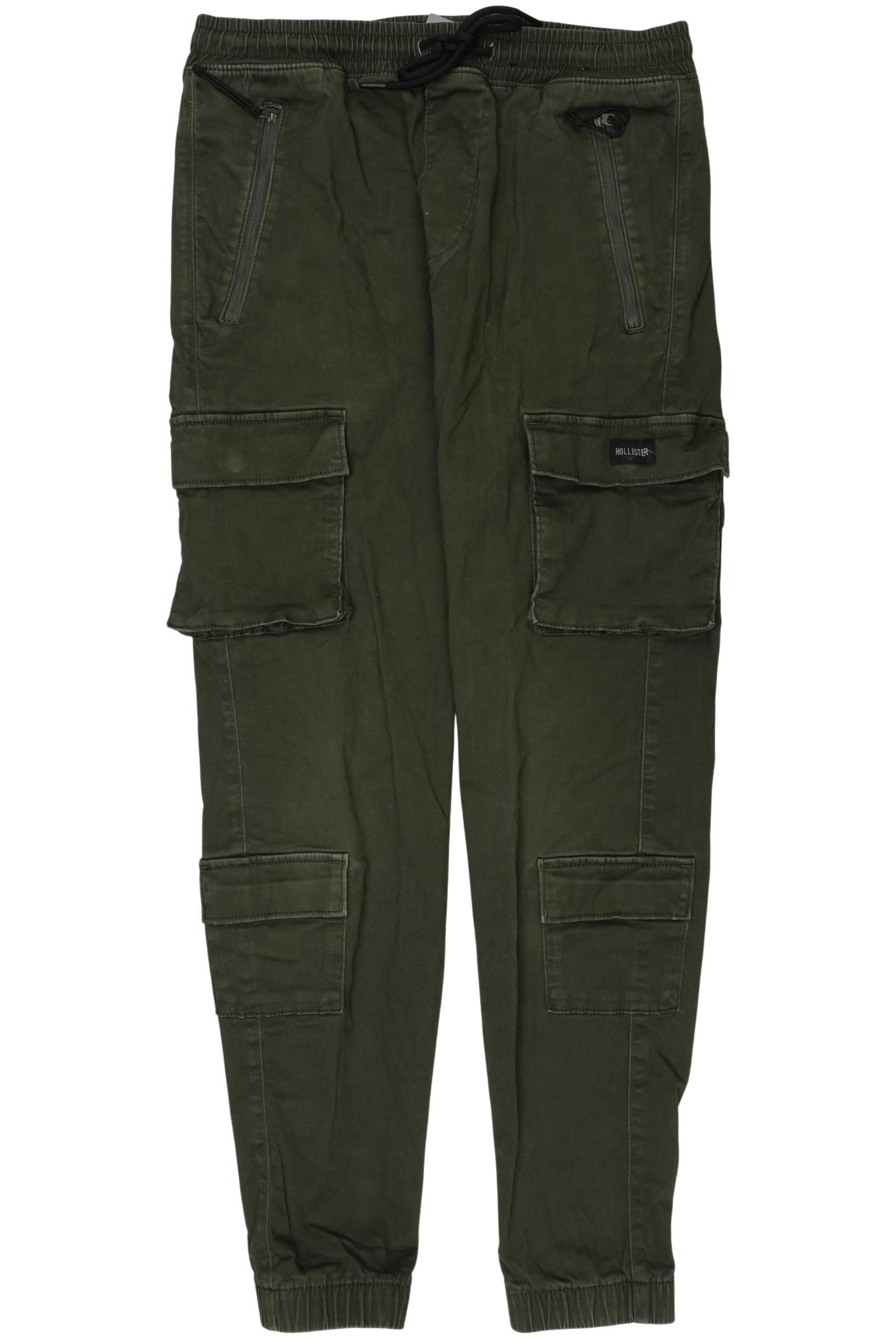 

Hollister Herren Stoffhose, grün, Gr. 0