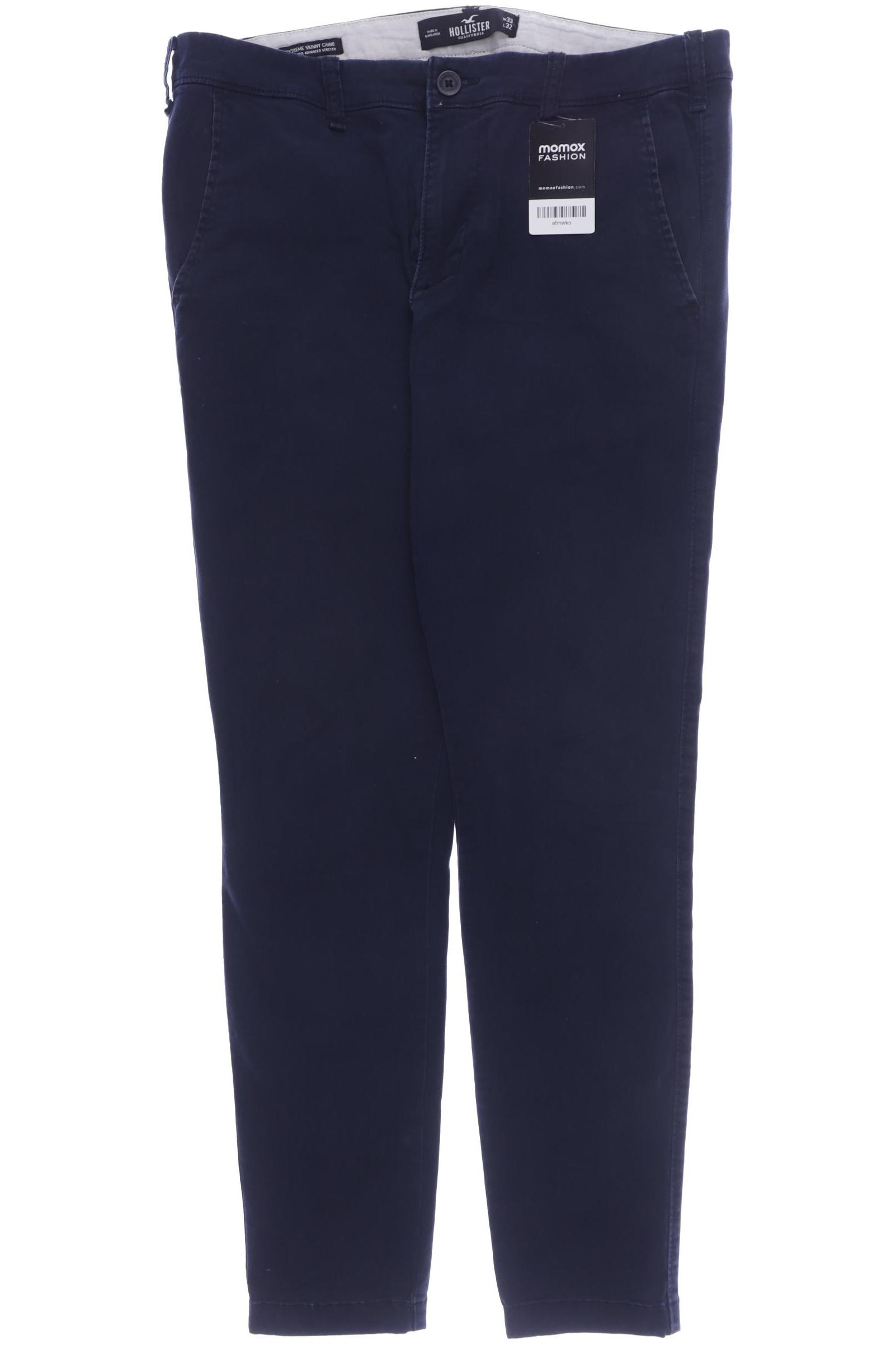 

Hollister Herren Stoffhose, marineblau, Gr. 33