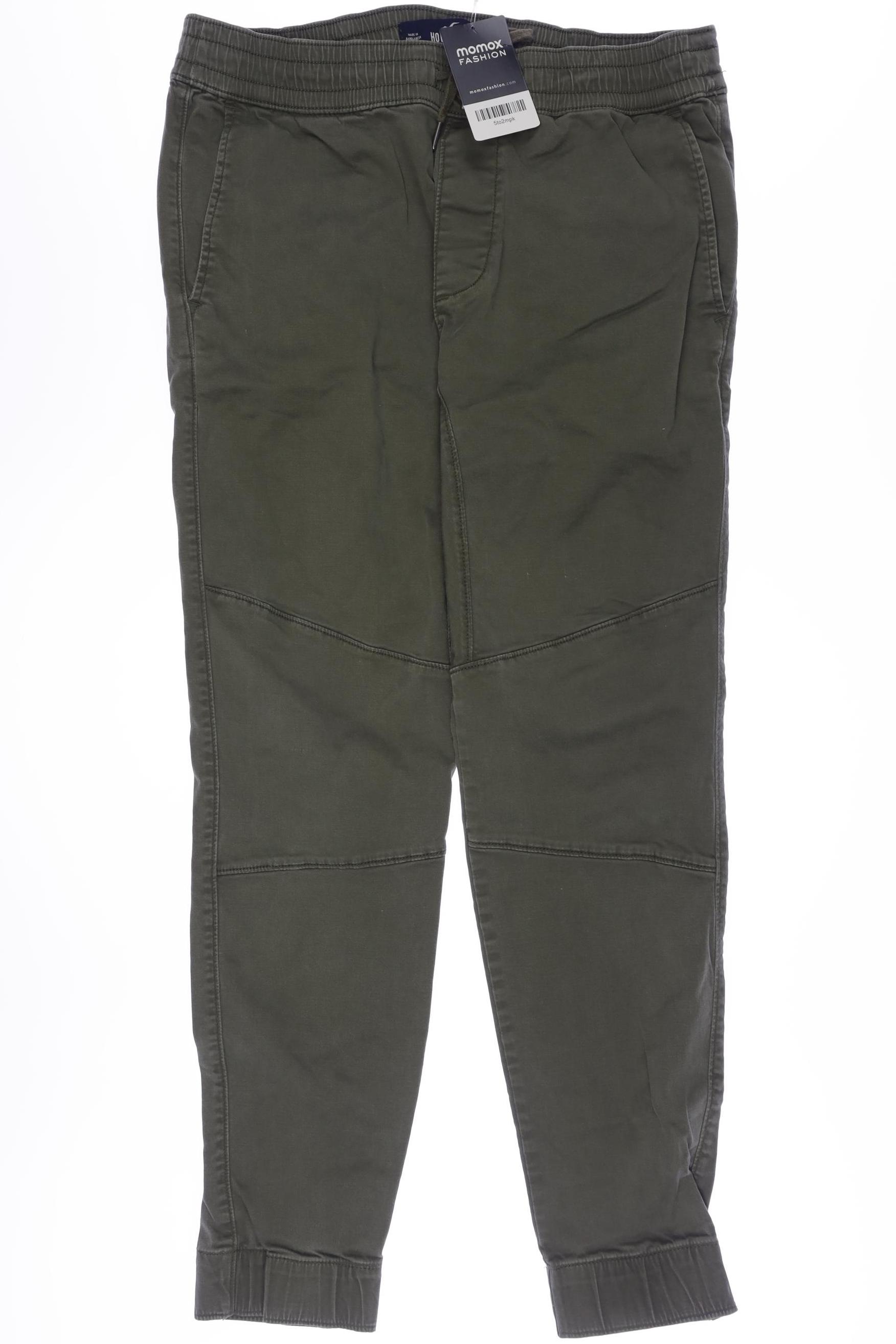 

Hollister Herren Stoffhose, grün, Gr. 0