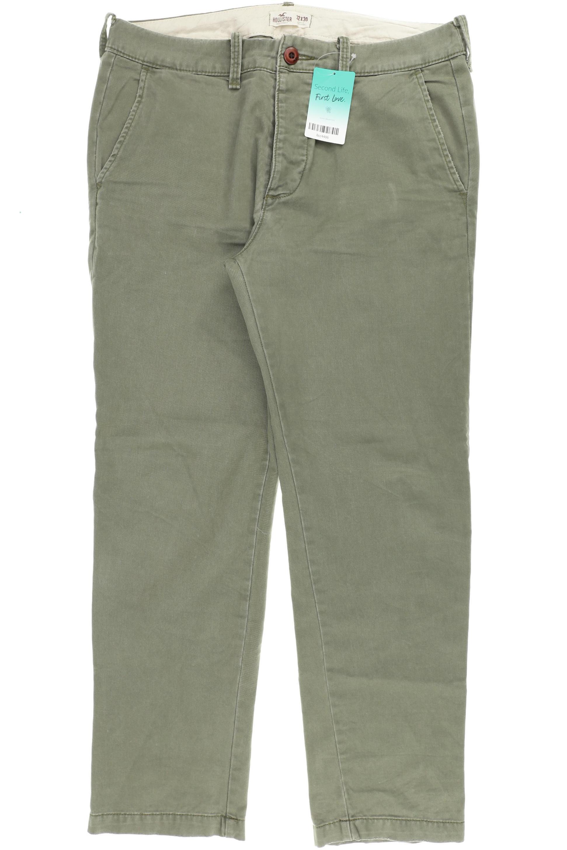 Thumbnail - Hollister Herren Stoffhose, grün, Gr. 32