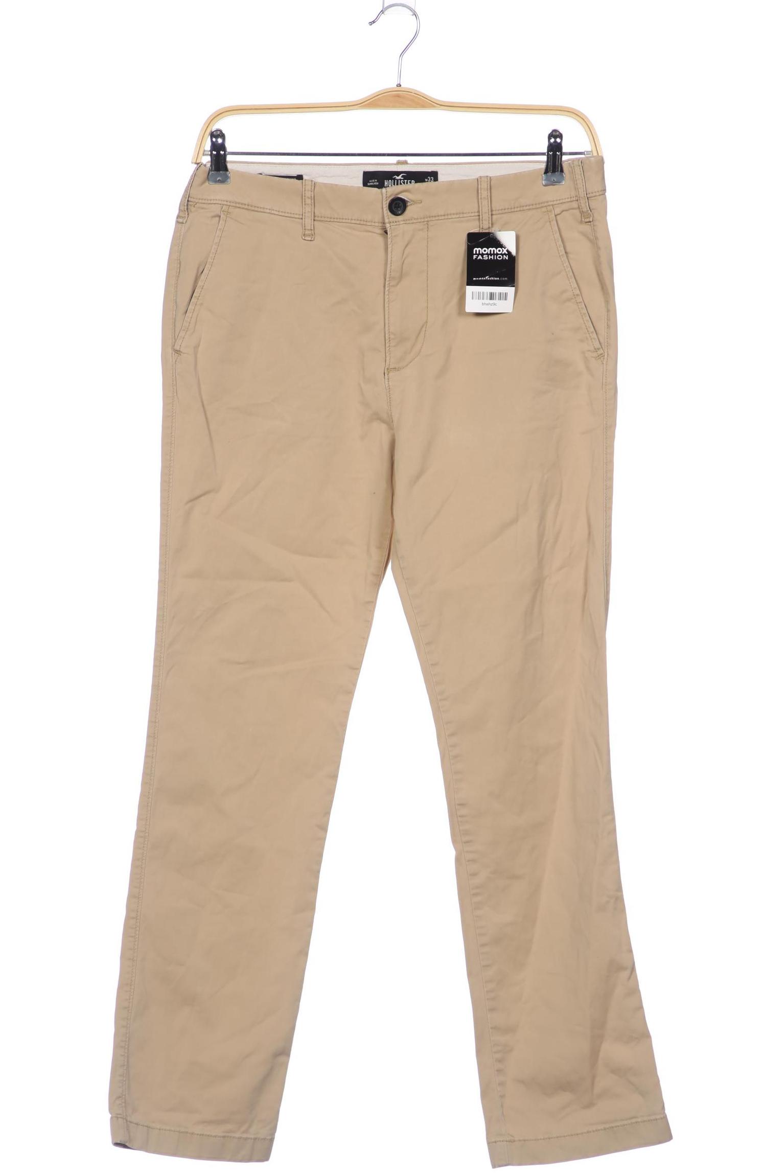

Hollister Herren Stoffhose, beige, Gr. 33