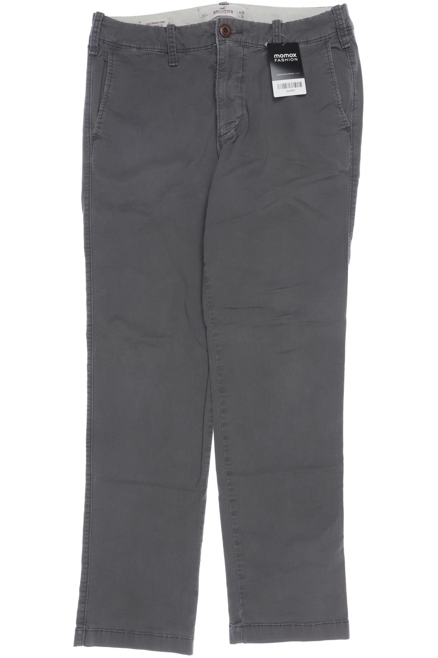 

Hollister Herren Stoffhose, grau, Gr. 30
