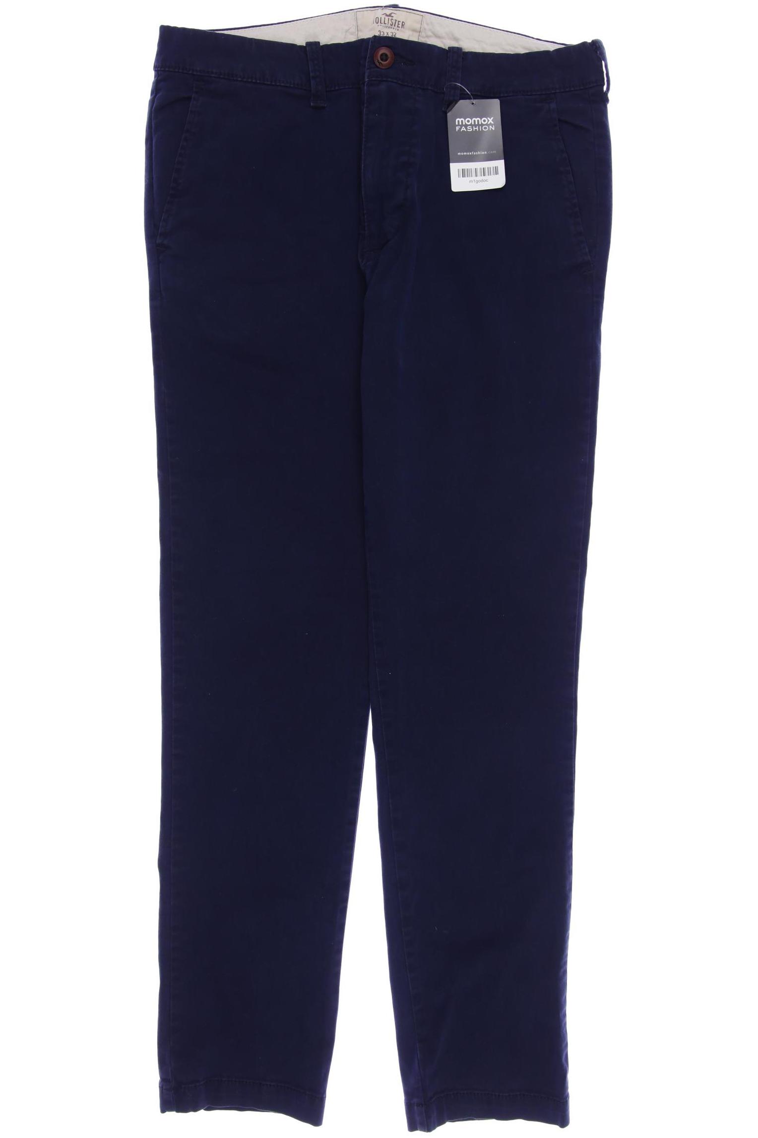 

Hollister Herren Stoffhose, marineblau, Gr. 33
