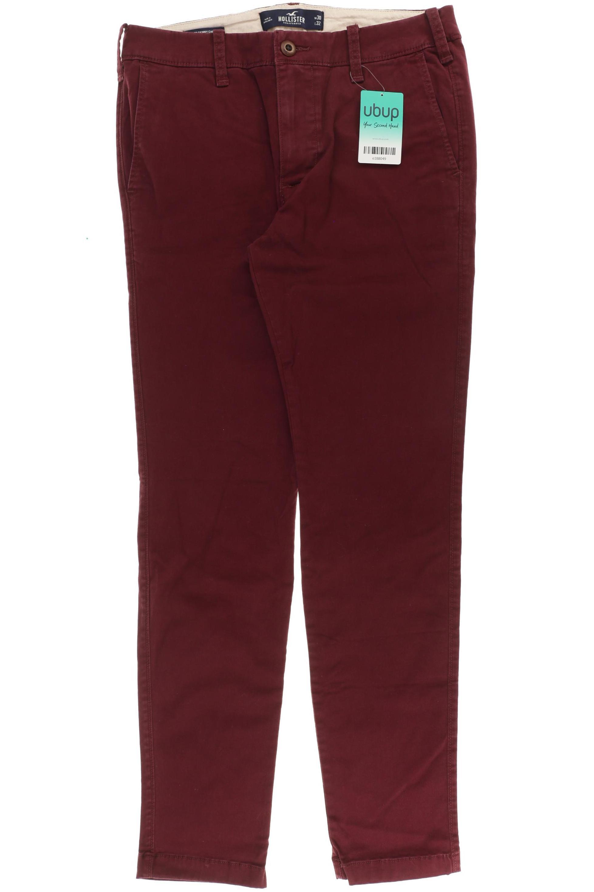 Thumbnail - Hollister Herren Stoffhose, rot, Gr. 30