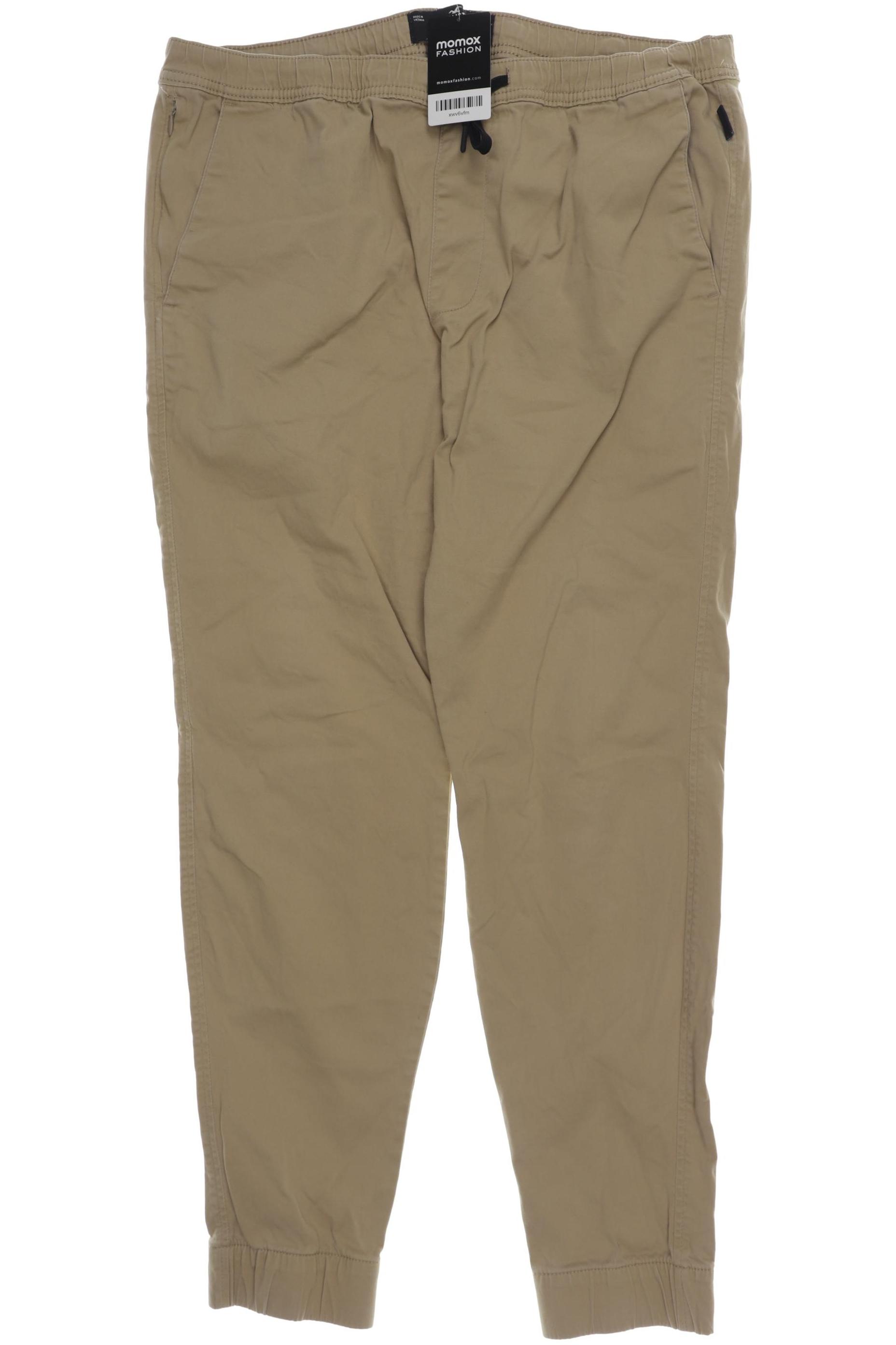 

Hollister Herren Stoffhose, beige, Gr. 0