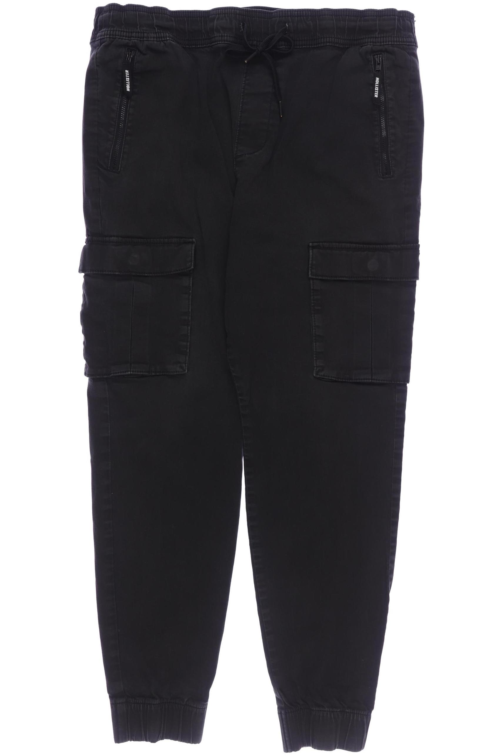 

Hollister Herren Stoffhose, schwarz, Gr. 0
