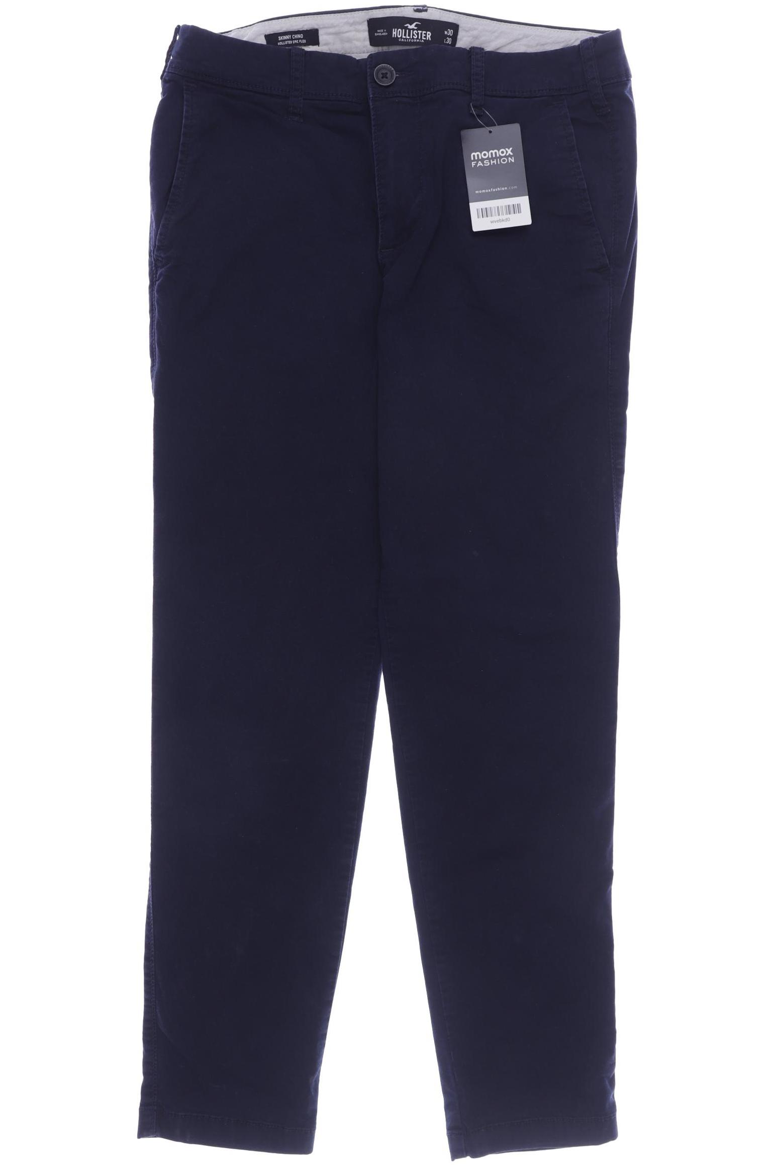 

Hollister Herren Stoffhose, marineblau, Gr. 30