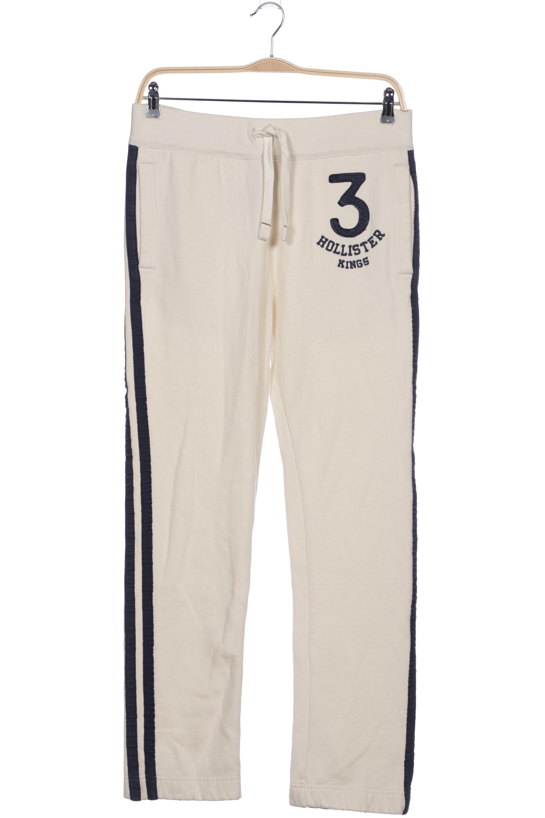 

Hollister Herren Stoffhose, cremeweiß, Gr. 0