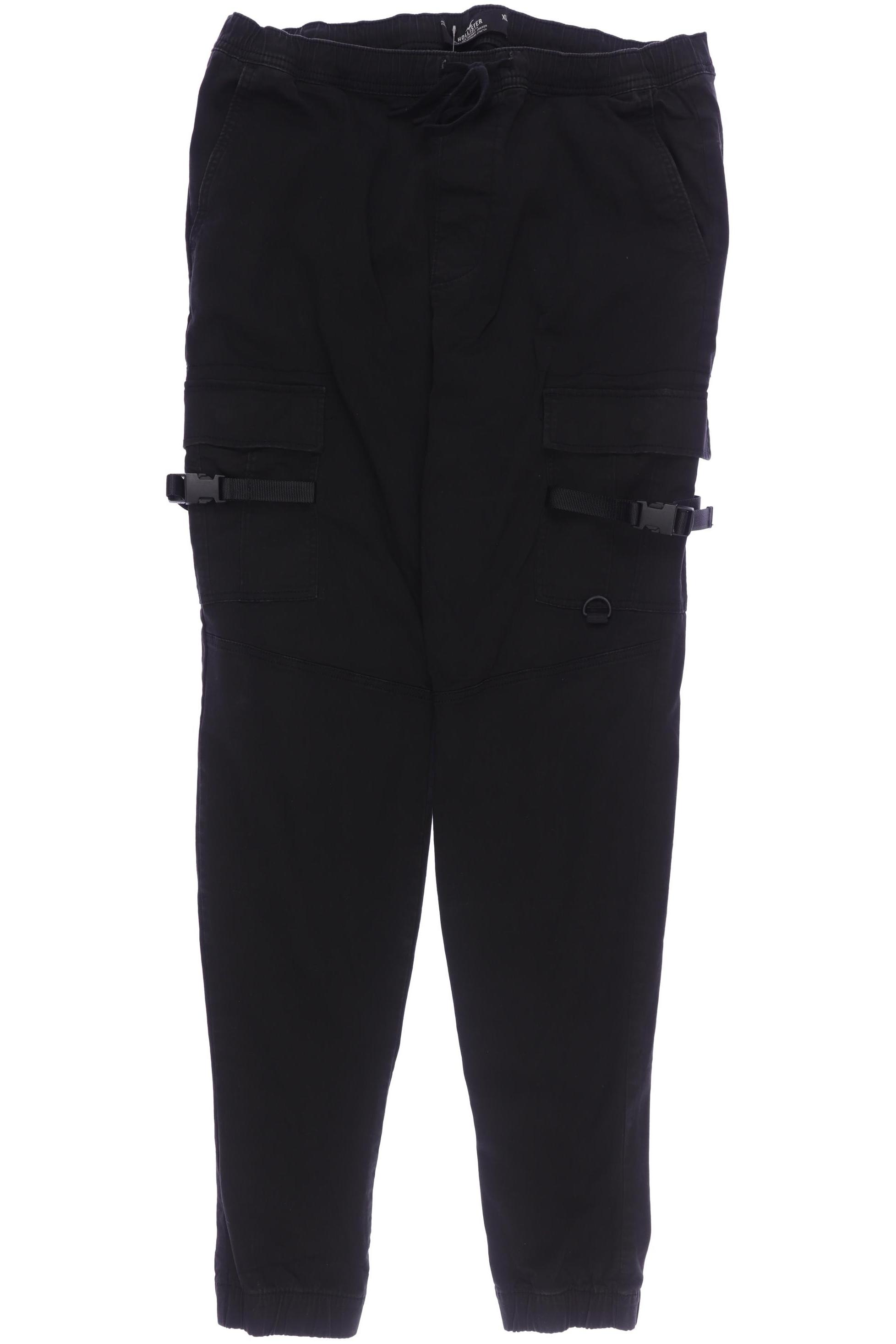 

Hollister Herren Stoffhose, schwarz, Gr. 0
