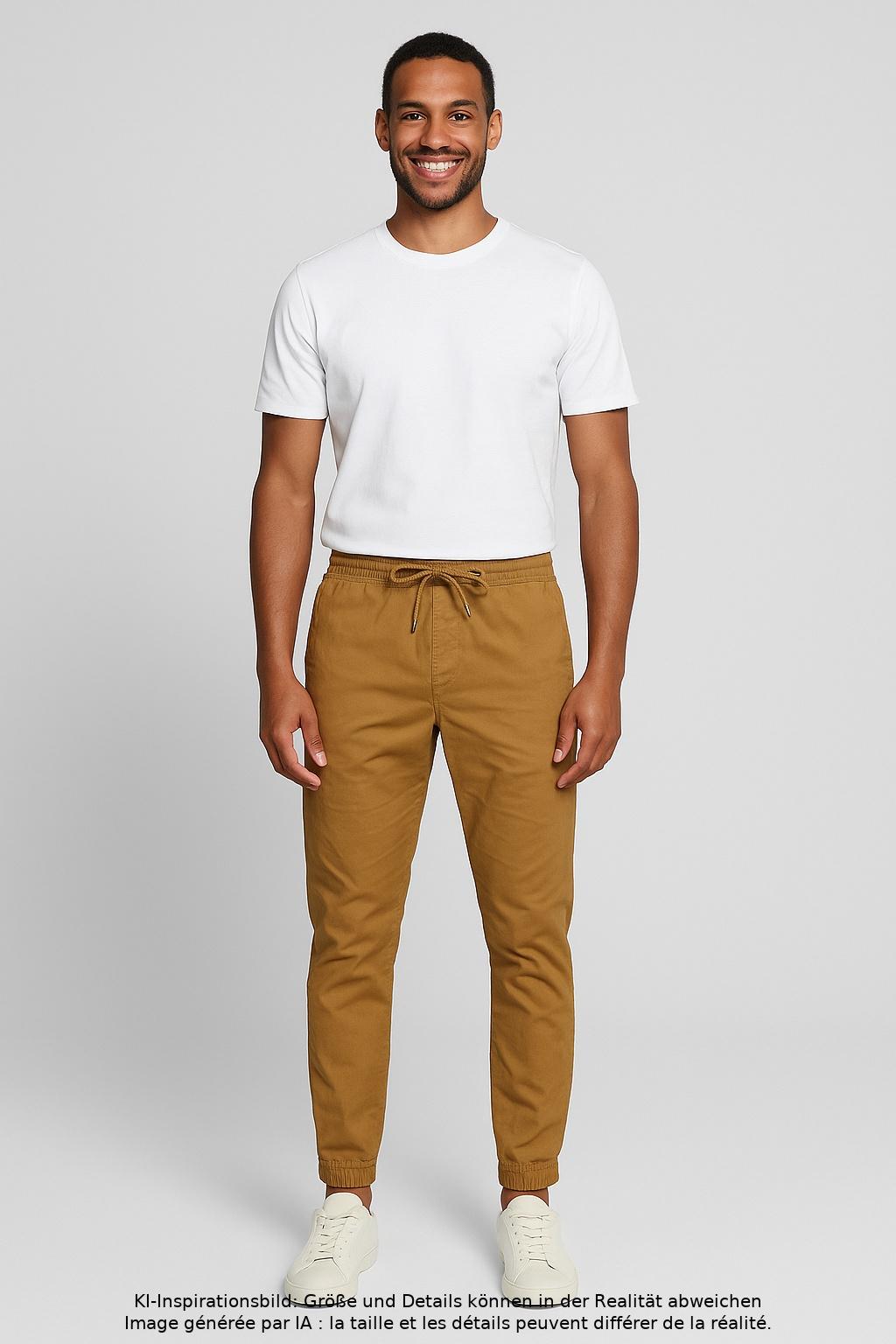 

Hollister Herren Stoffhose, braun, Gr. 0