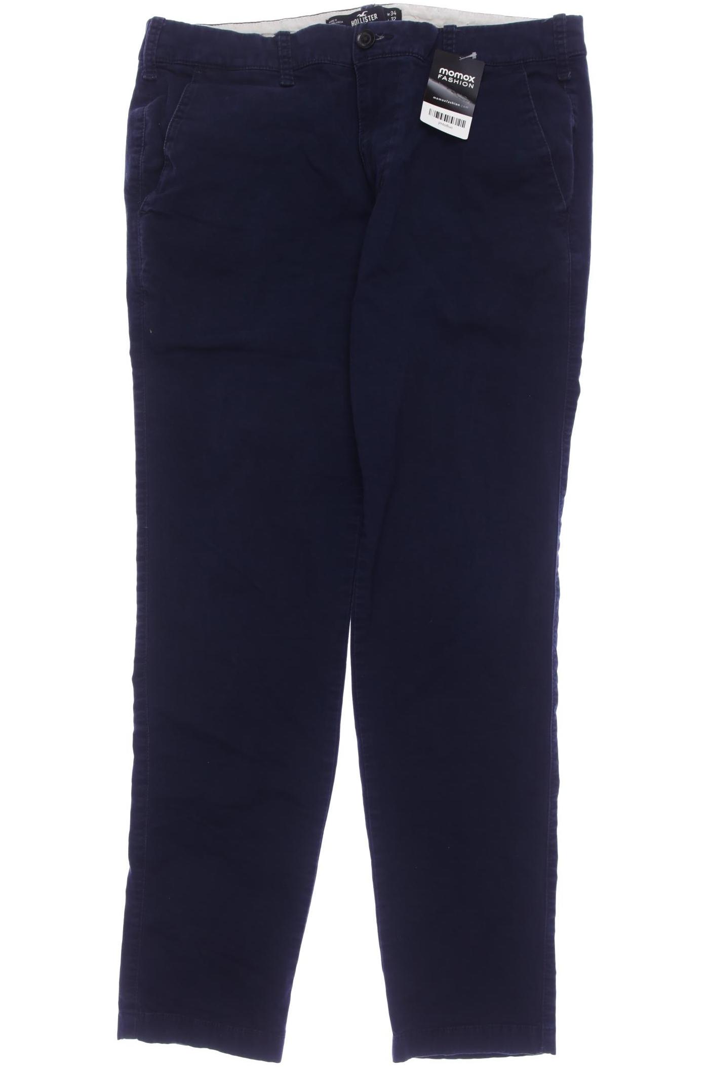 

Hollister Herren Stoffhose, marineblau, Gr. 34