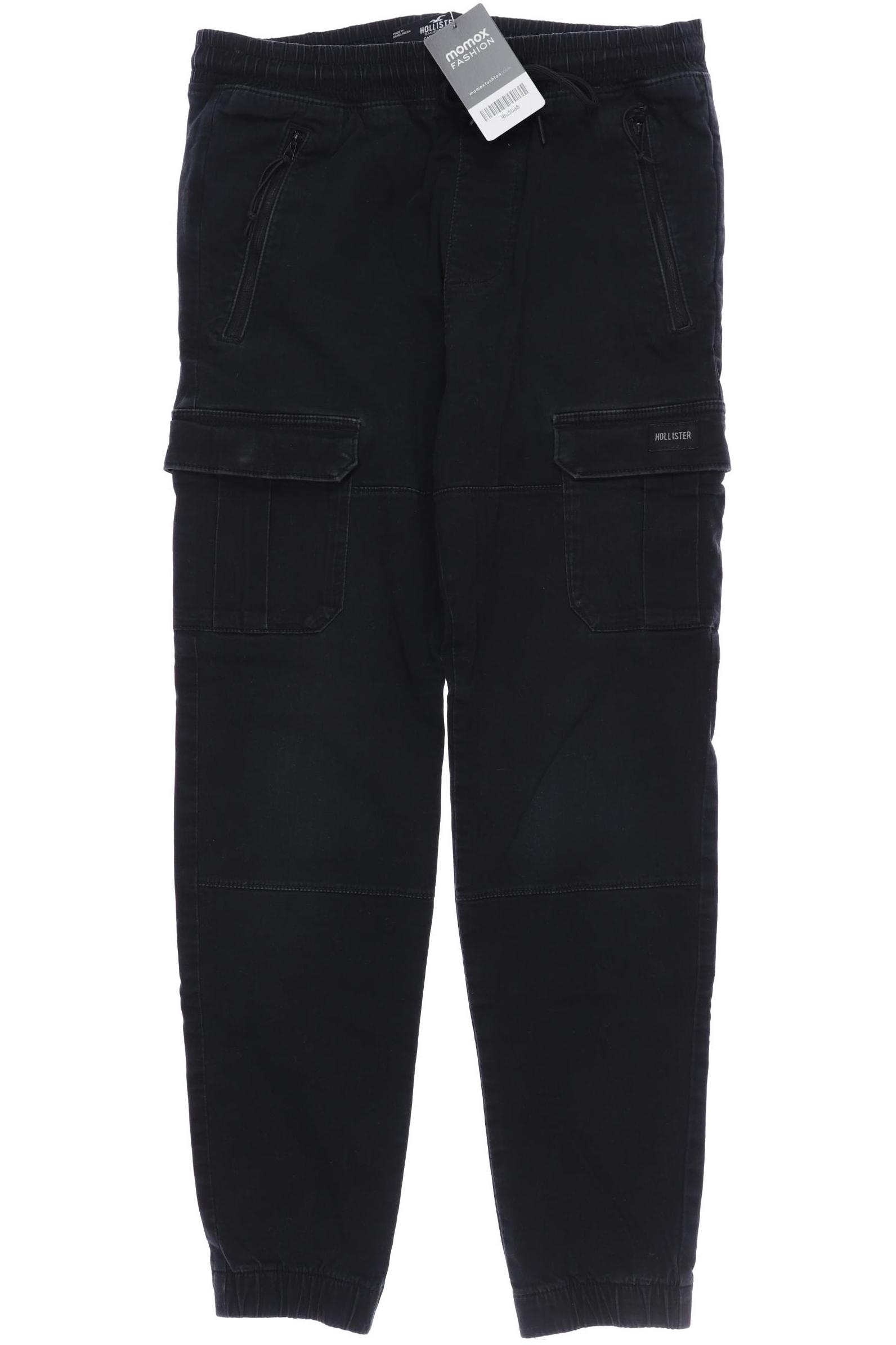 

Hollister Herren Stoffhose, schwarz, Gr. 0