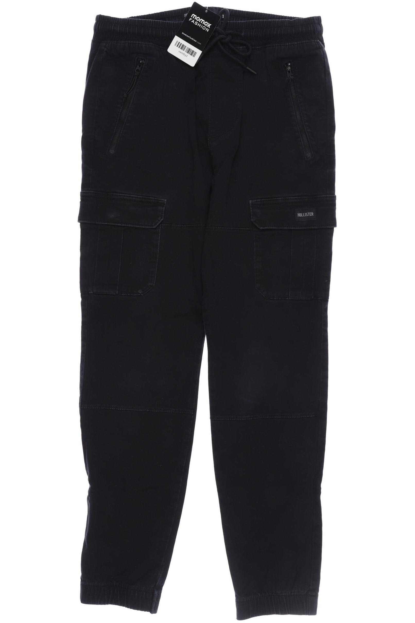 

Hollister Herren Stoffhose, schwarz, Gr. 0