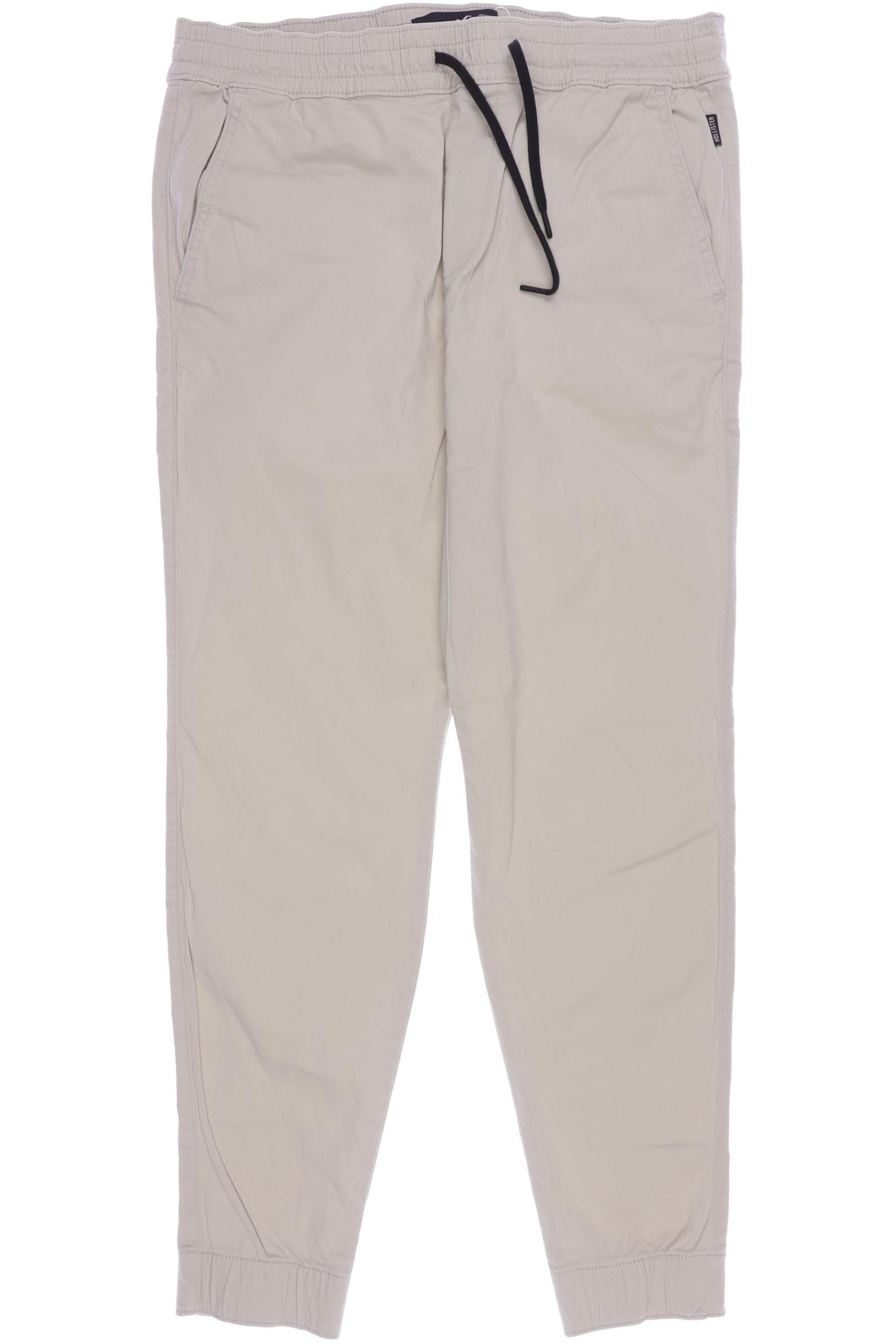 

Hollister Herren Stoffhose, cremeweiß, Gr. 0