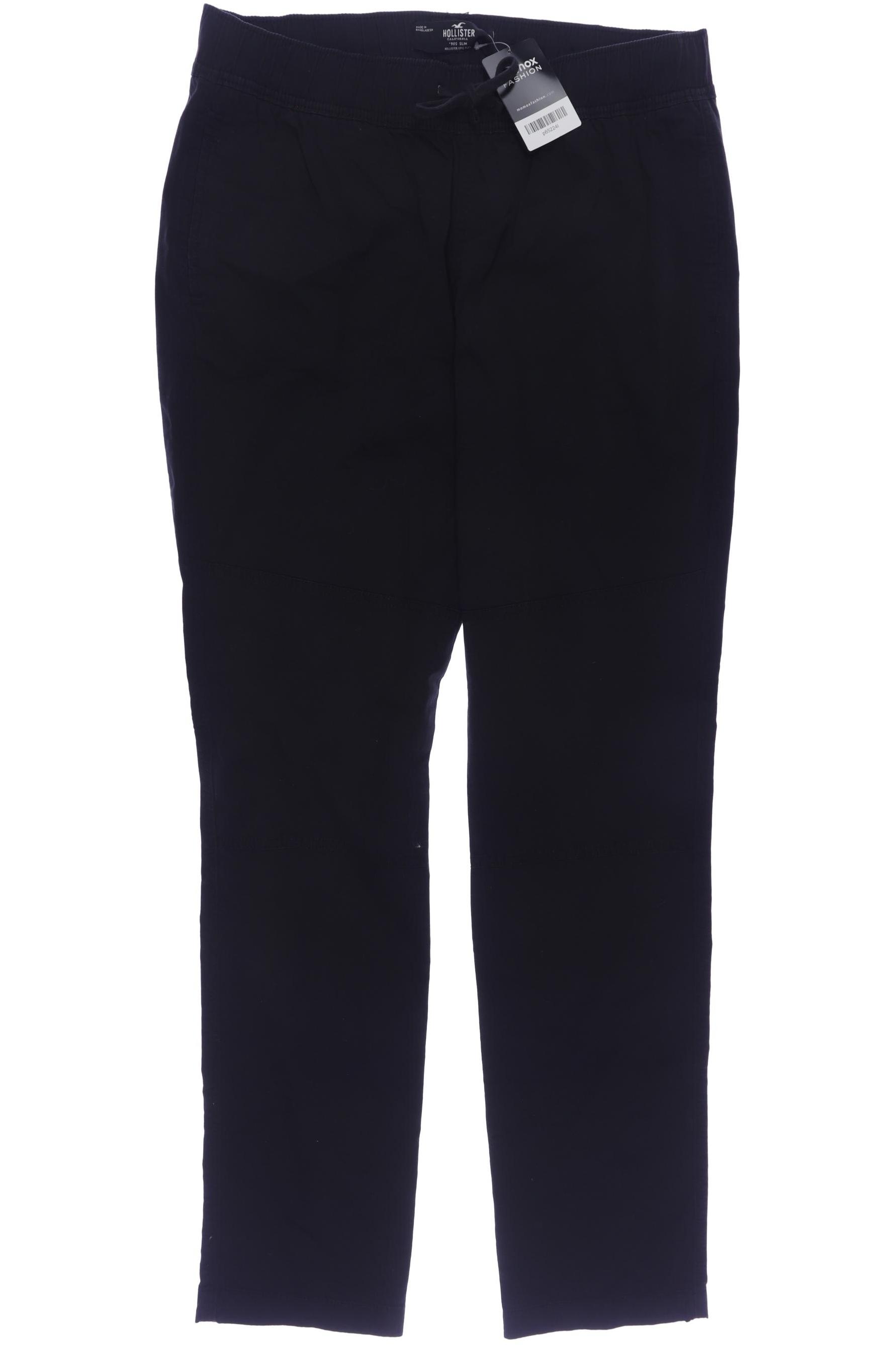 

Hollister Herren Stoffhose, schwarz, Gr. 0
