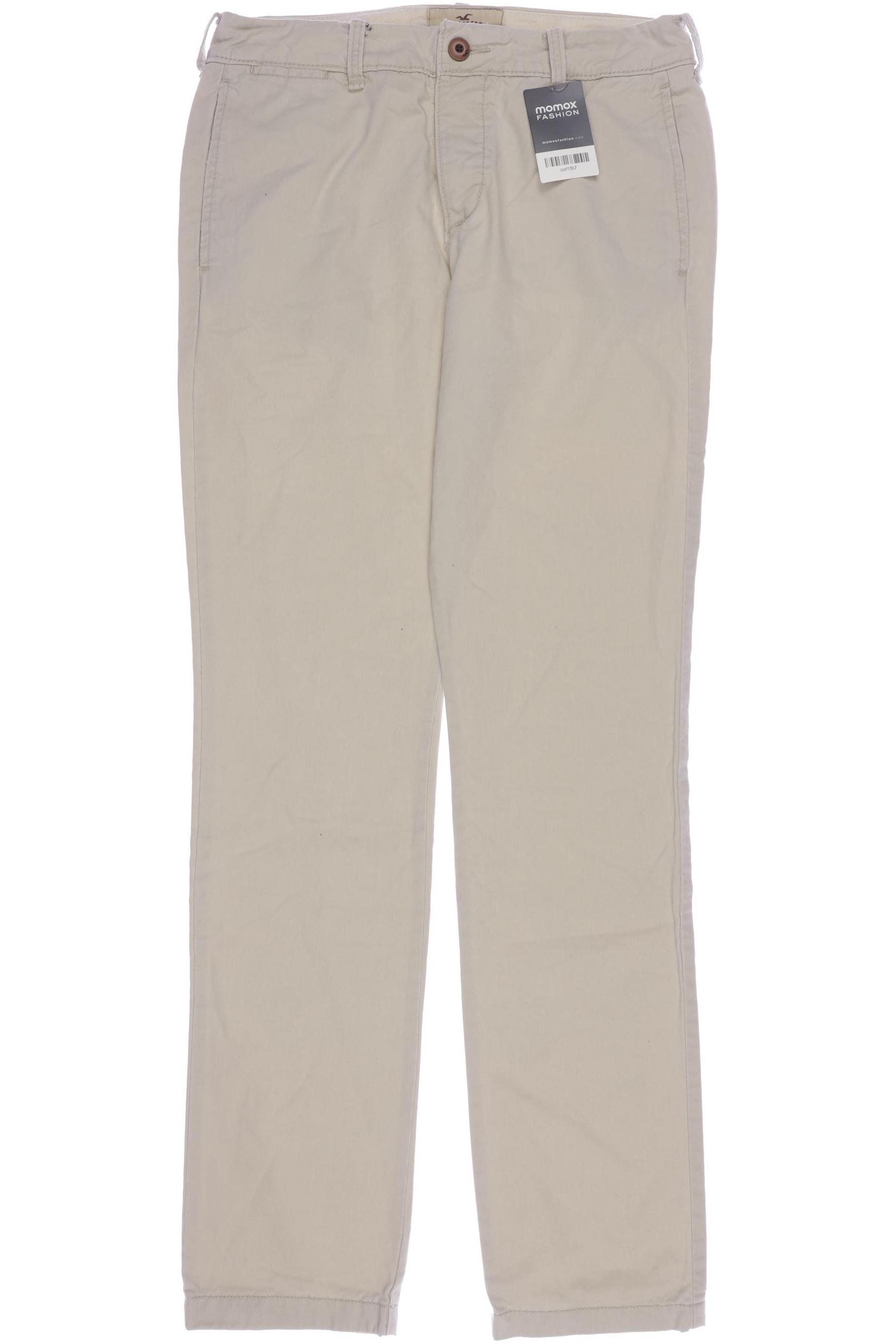 

Hollister Herren Stoffhose, cremeweiß, Gr. 32
