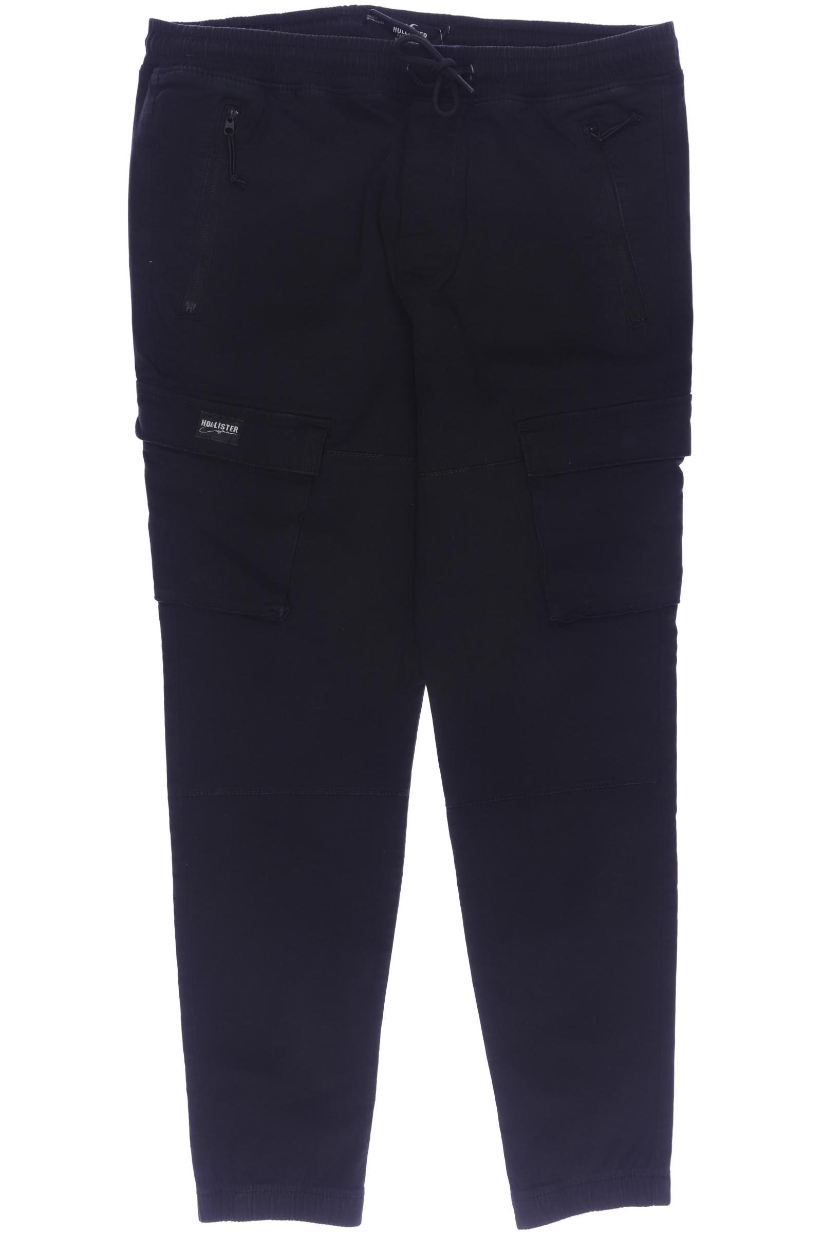 

Hollister Herren Stoffhose, schwarz, Gr. 0
