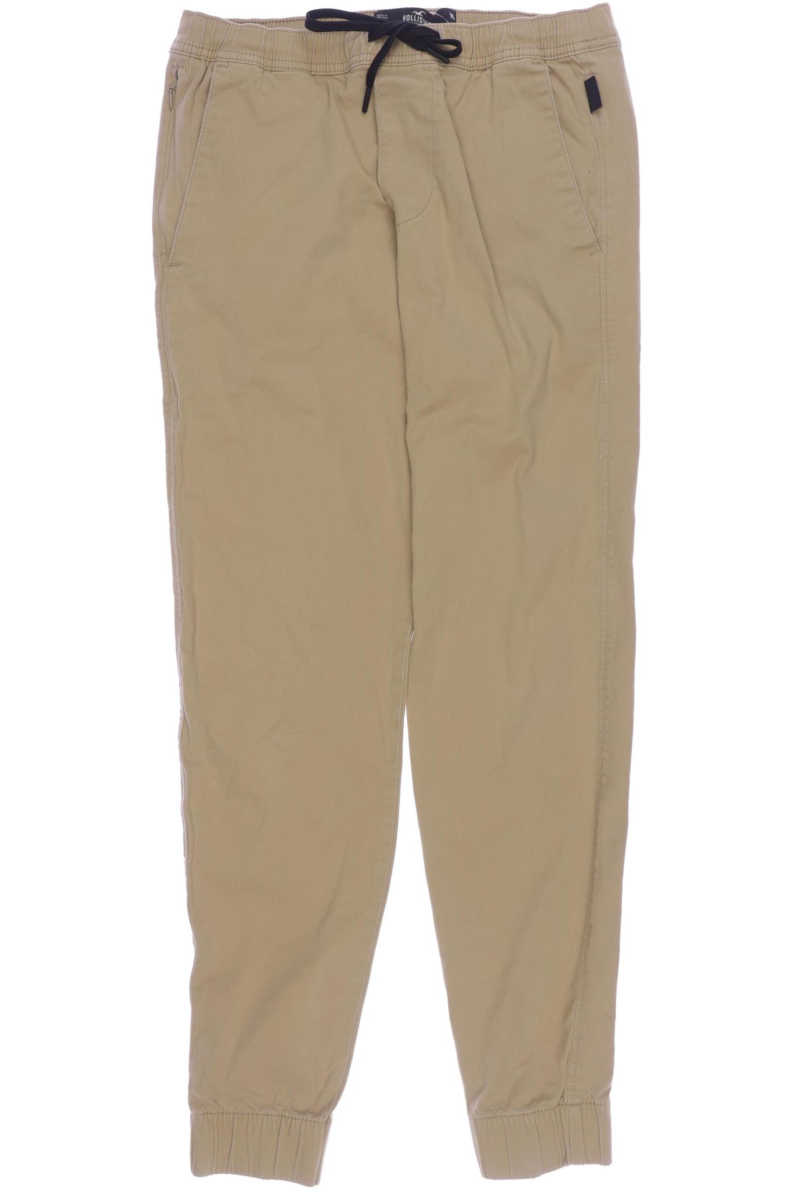 

Hollister Herren Stoffhose, beige, Gr. 0