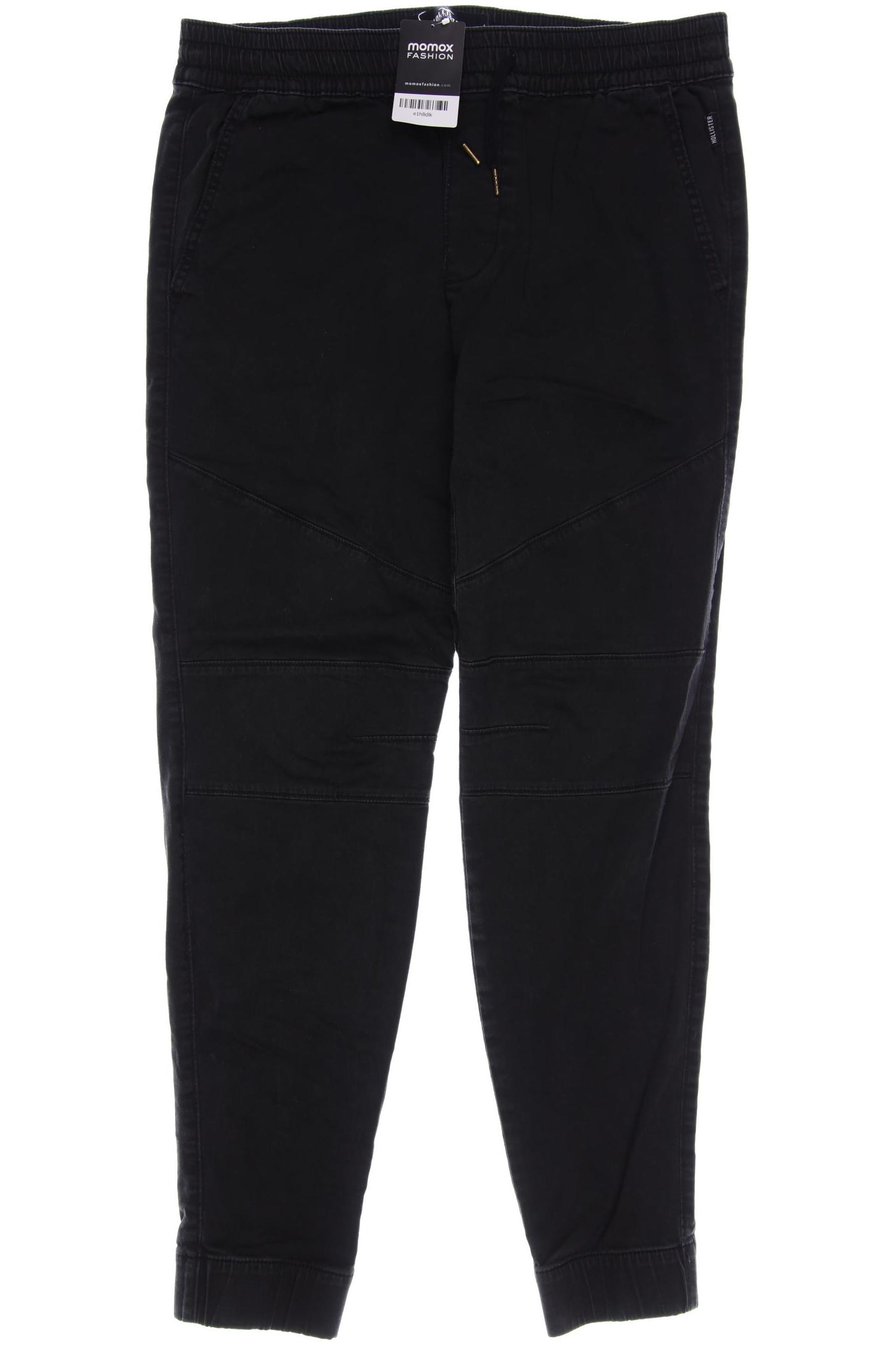 

Hollister Herren Stoffhose, schwarz