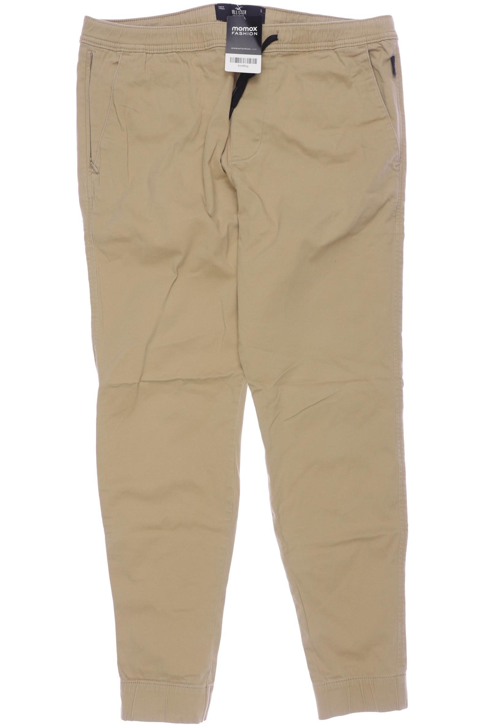 

Hollister Herren Stoffhose, beige, Gr. 0