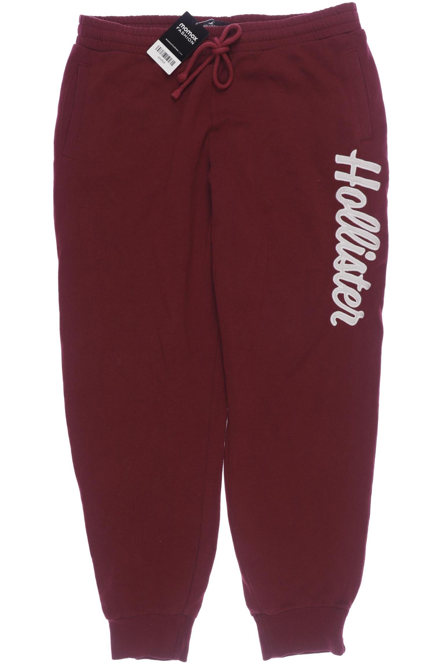 

Hollister Herren Stoffhose, bordeaux, Gr. 0
