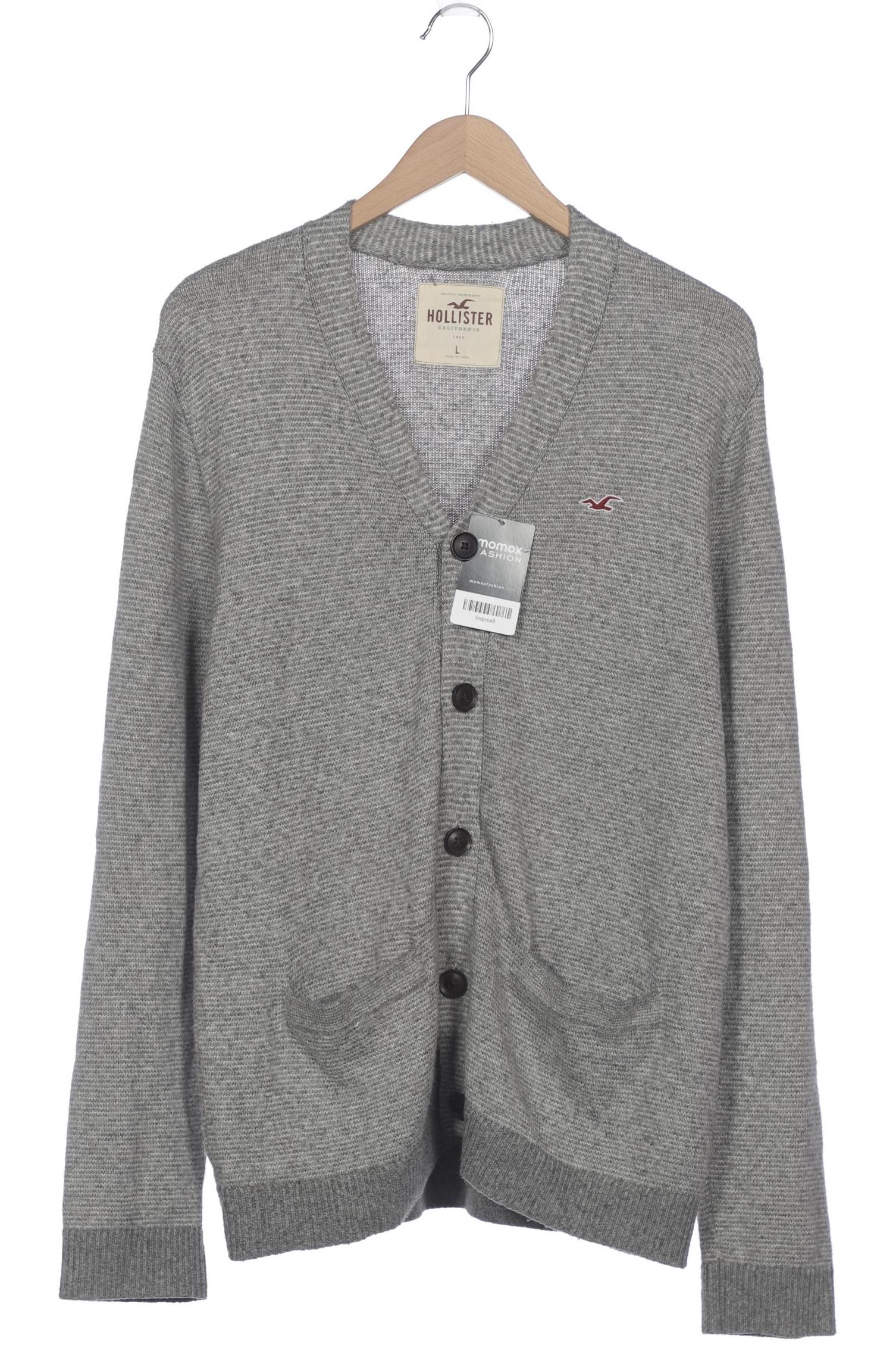 

Hollister Herren Strickjacke, grau, Gr. 52