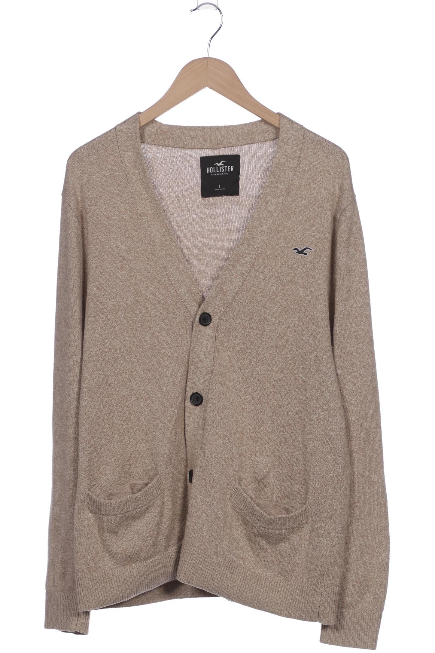 Thumbnail - Hollister Herren Strickjacke, beige, Gr. 52