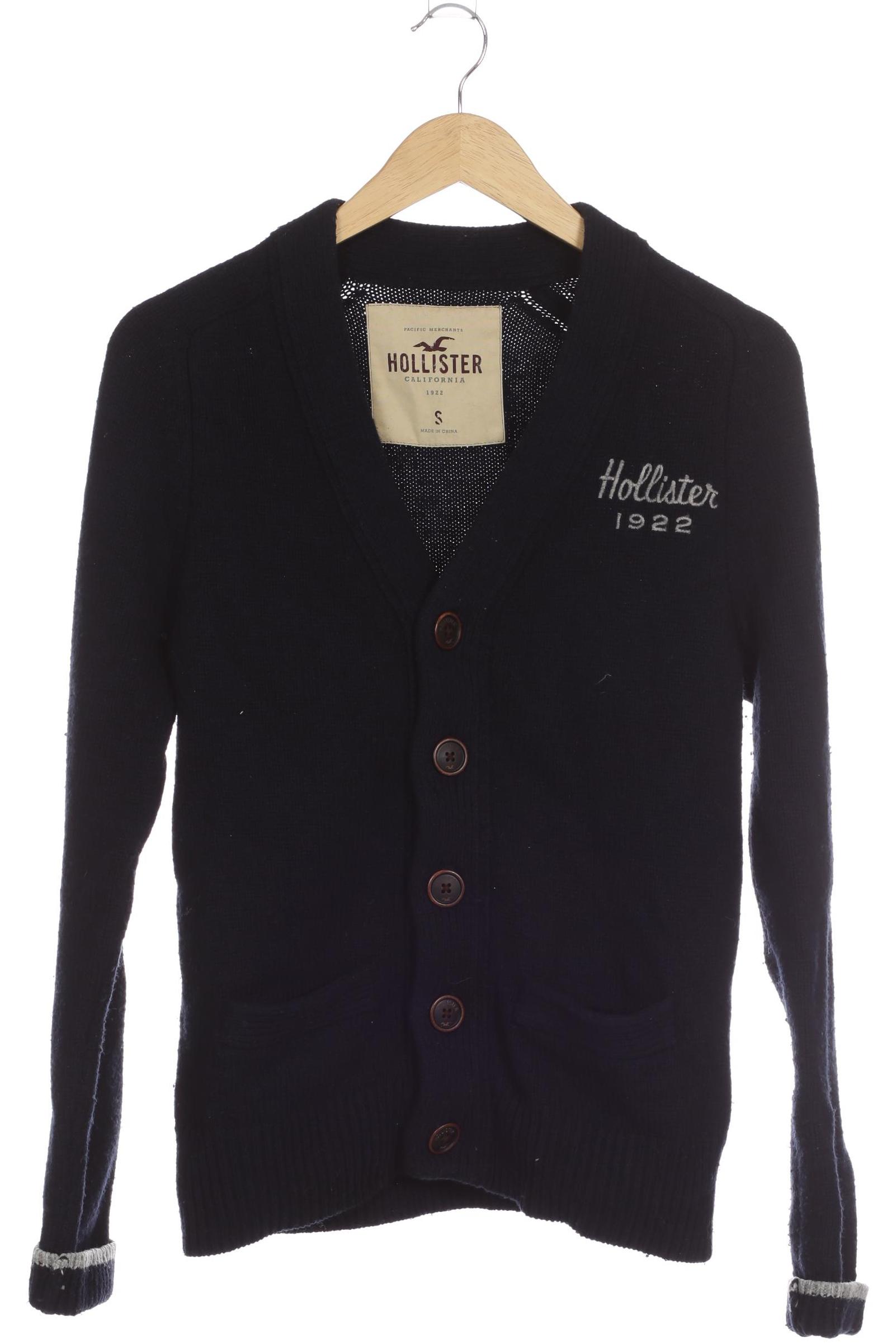 

Hollister Herren Strickjacke, blau, Gr.