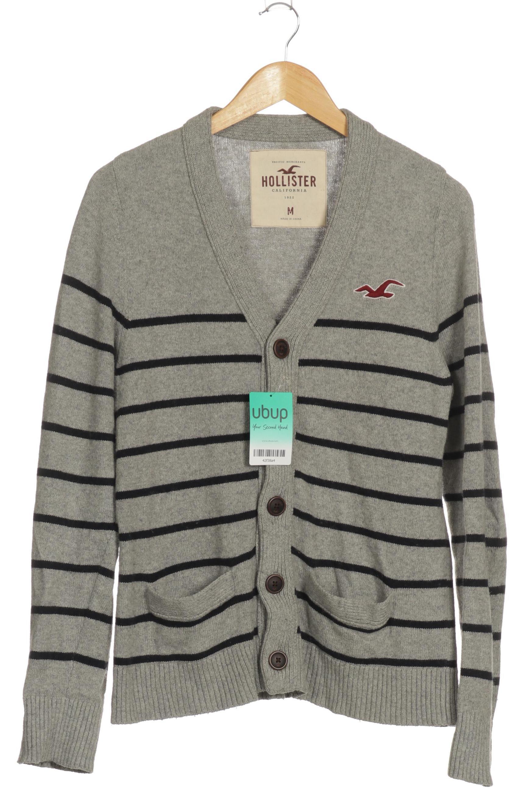 

Hollister Herren Strickjacke, grau, Gr.