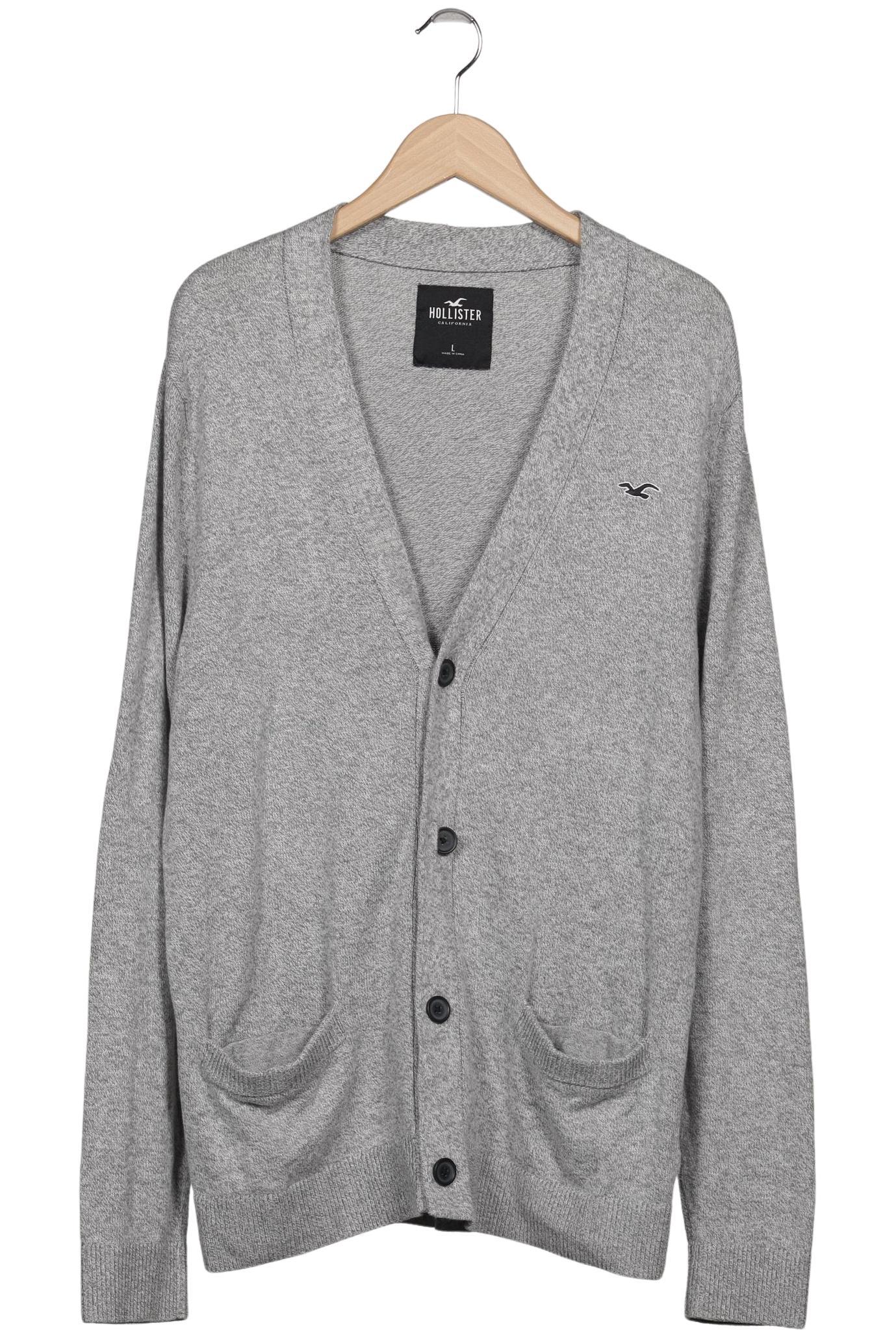 

Hollister Herren Strickjacke, grau, Gr. 52