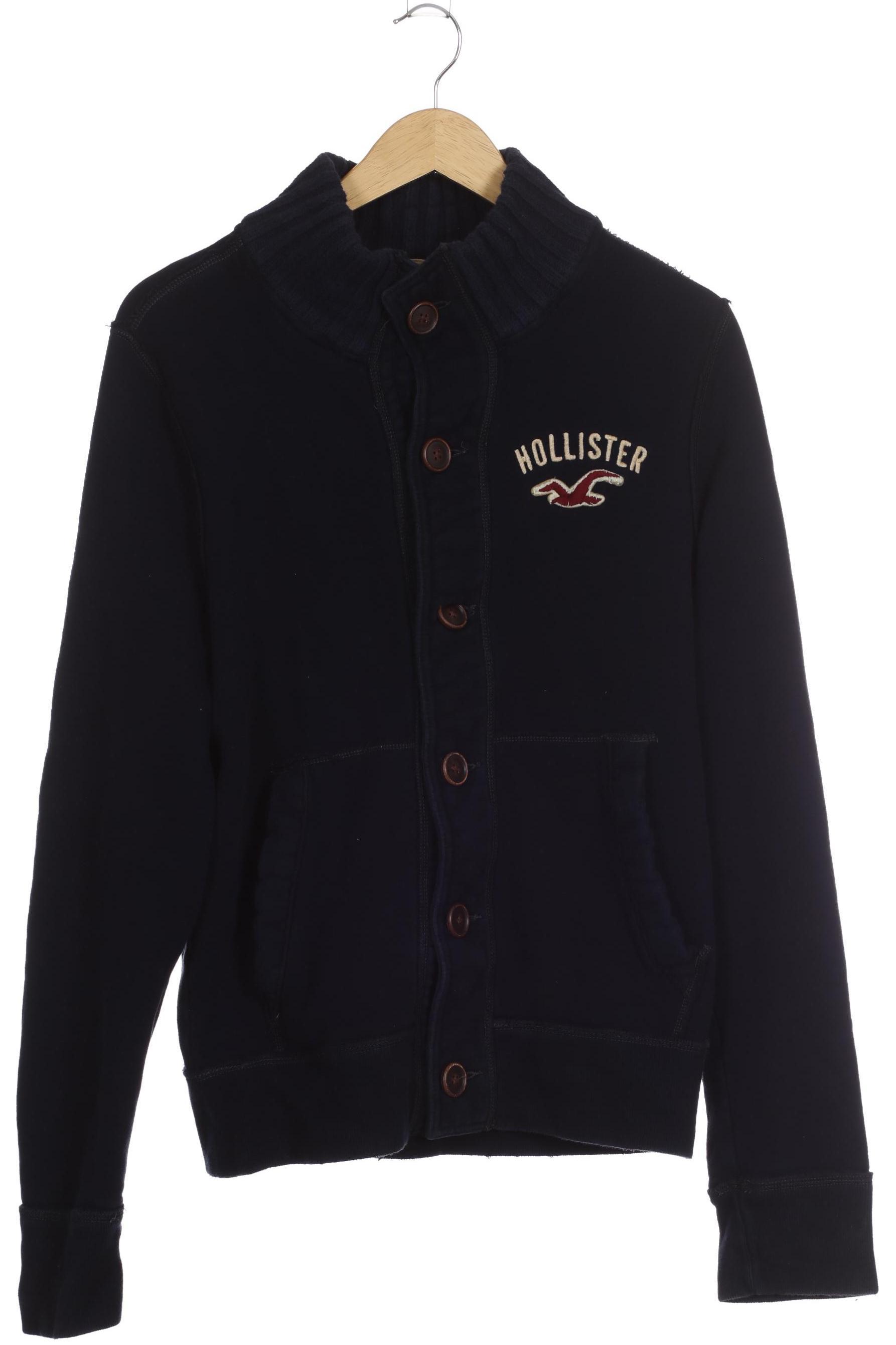 

Hollister Herren Strickjacke, blau, Gr.