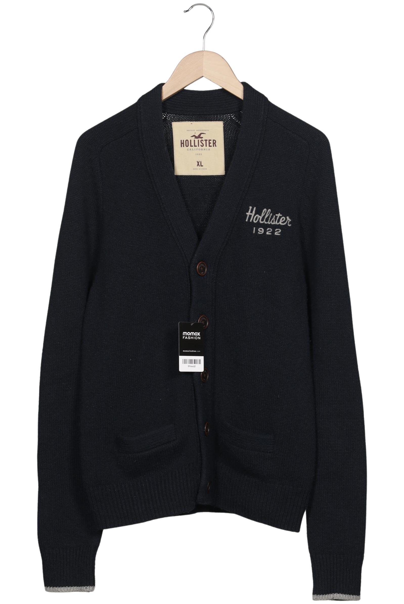 

Hollister Herren Strickjacke, schwarz, Gr. 54