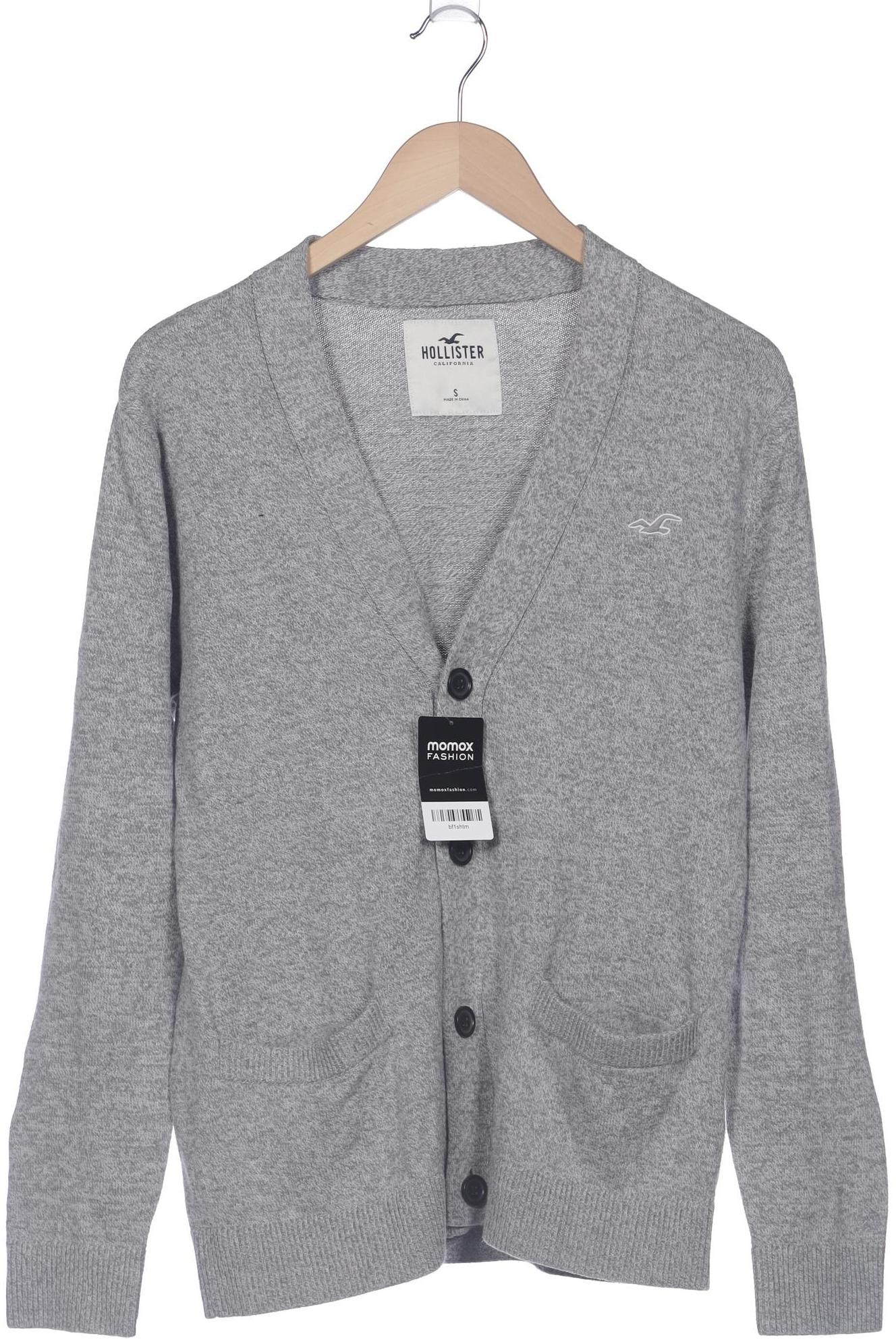 

Hollister Herren Strickjacke, grau, Gr. 46
