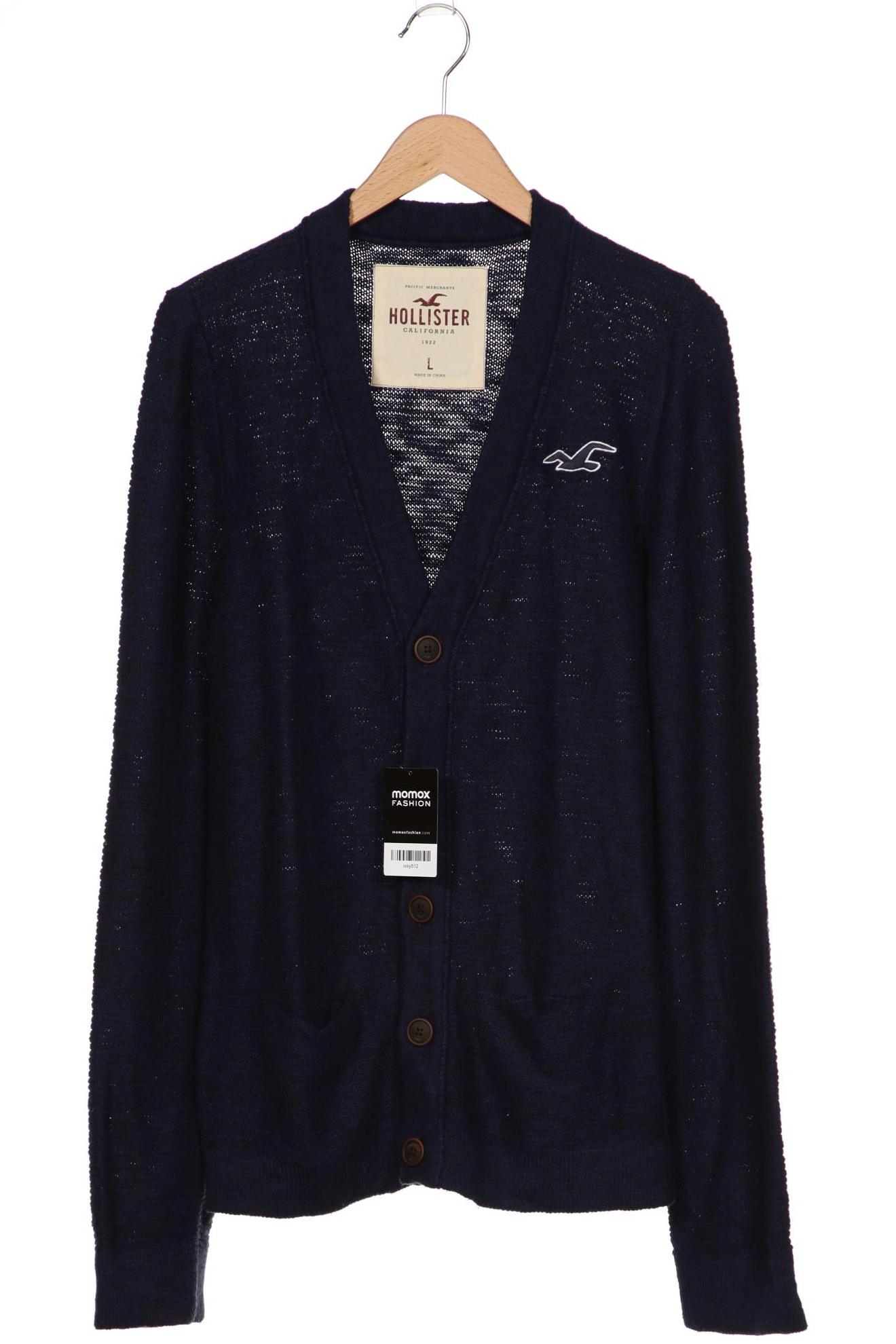 

Hollister Herren Strickjacke, marineblau