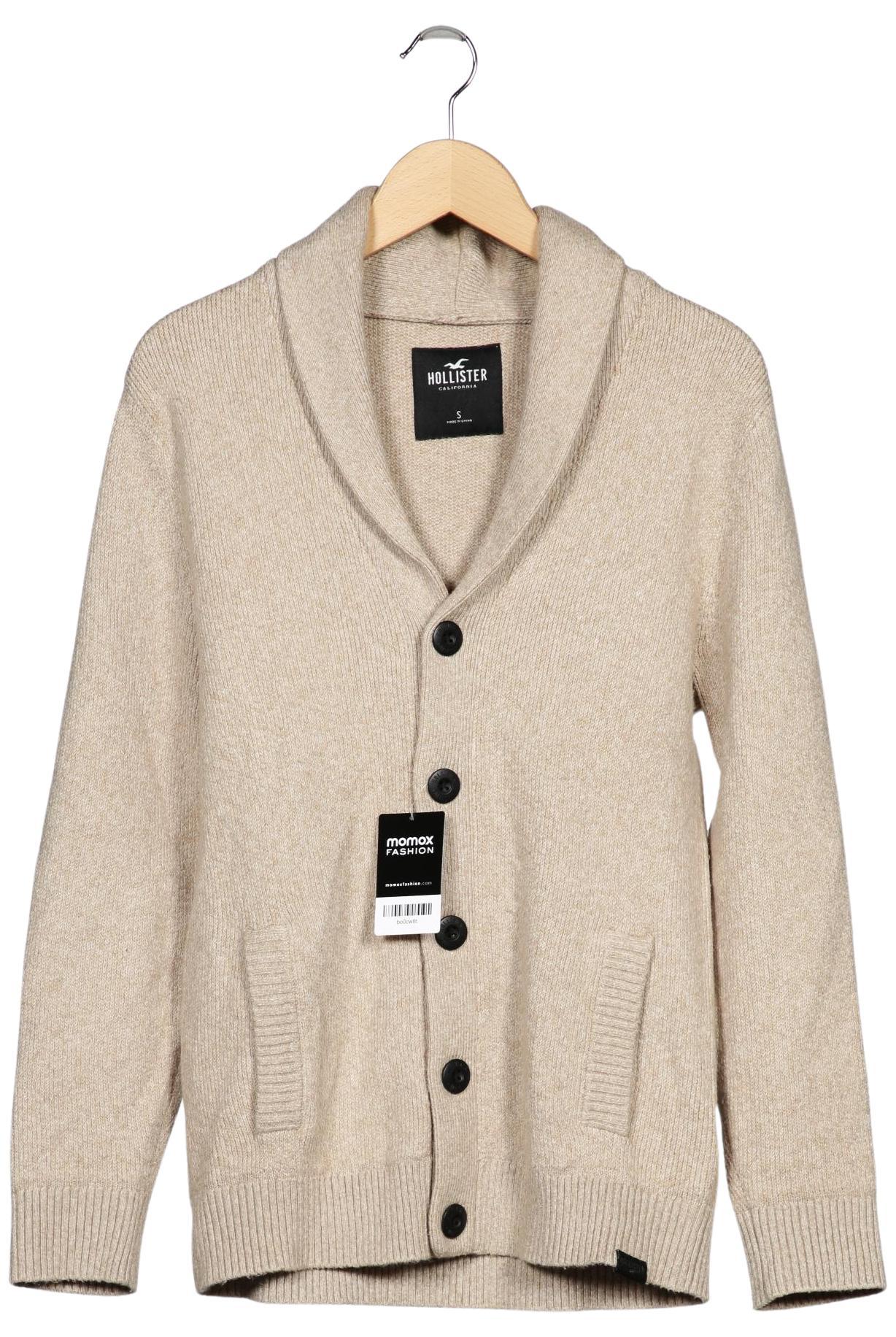 Thumbnail - Hollister Herren Strickjacke, beige, Gr. 46