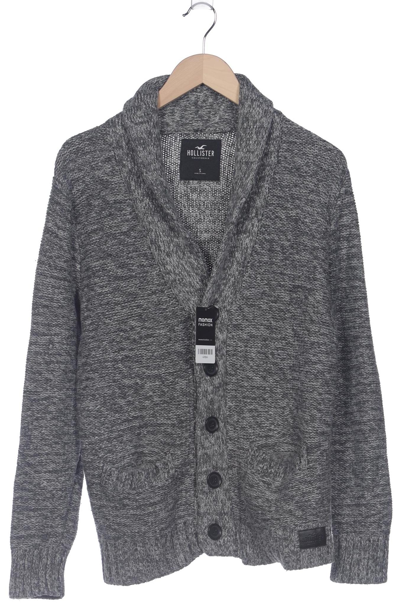 

Hollister Herren Strickjacke, grau, Gr. 46