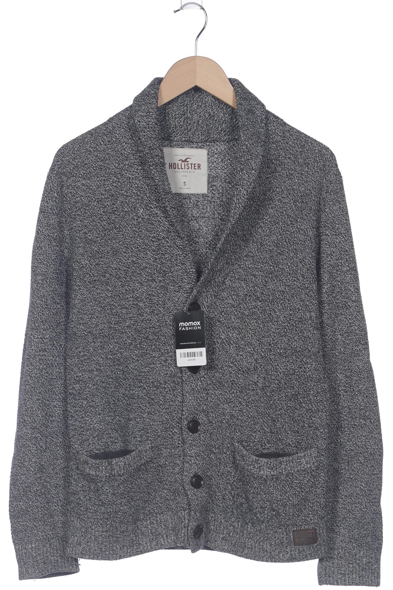 

Hollister Herren Strickjacke, grau, Gr. 46