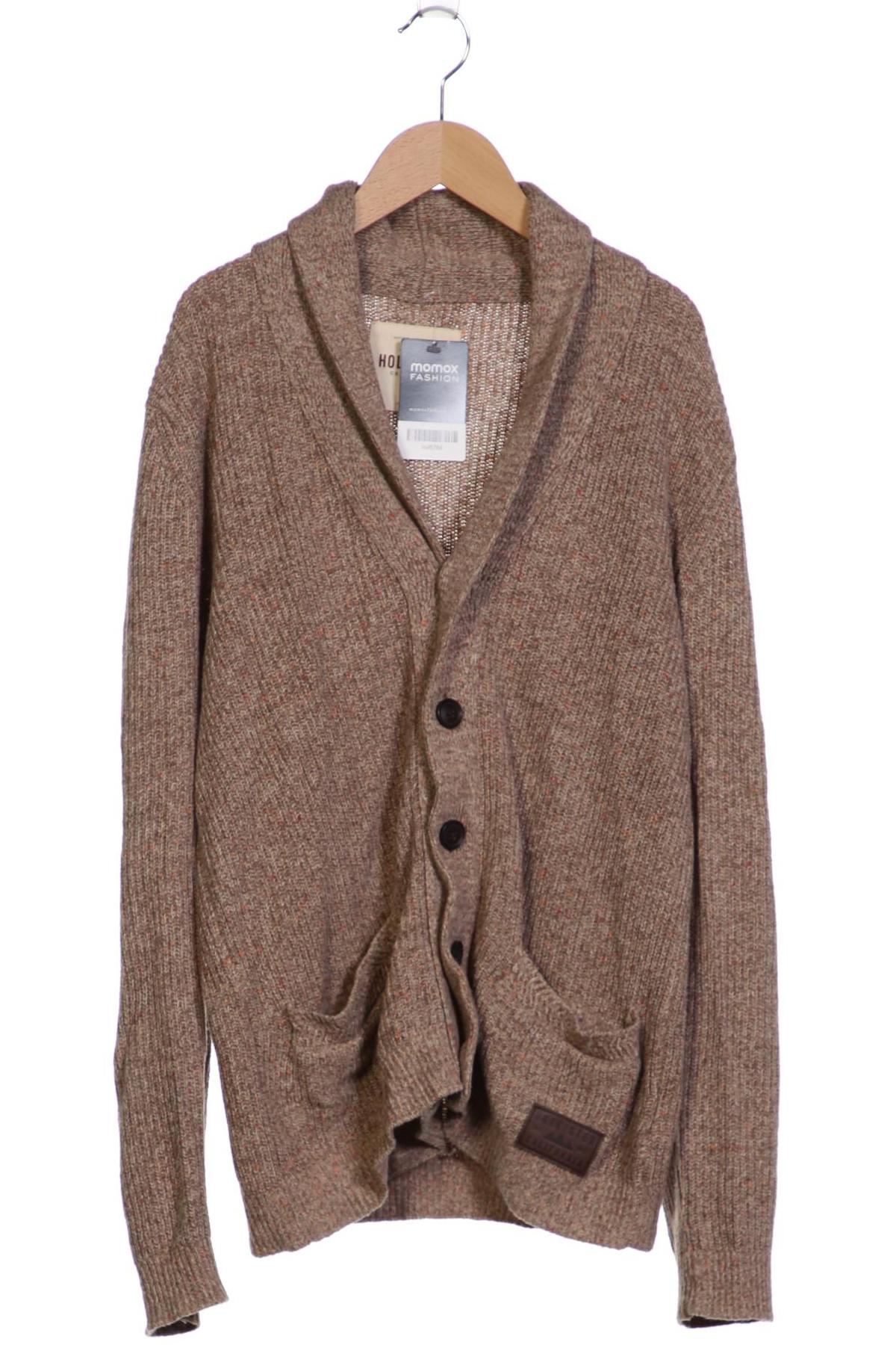 

Hollister Herren Strickjacke, braun, Gr. 46