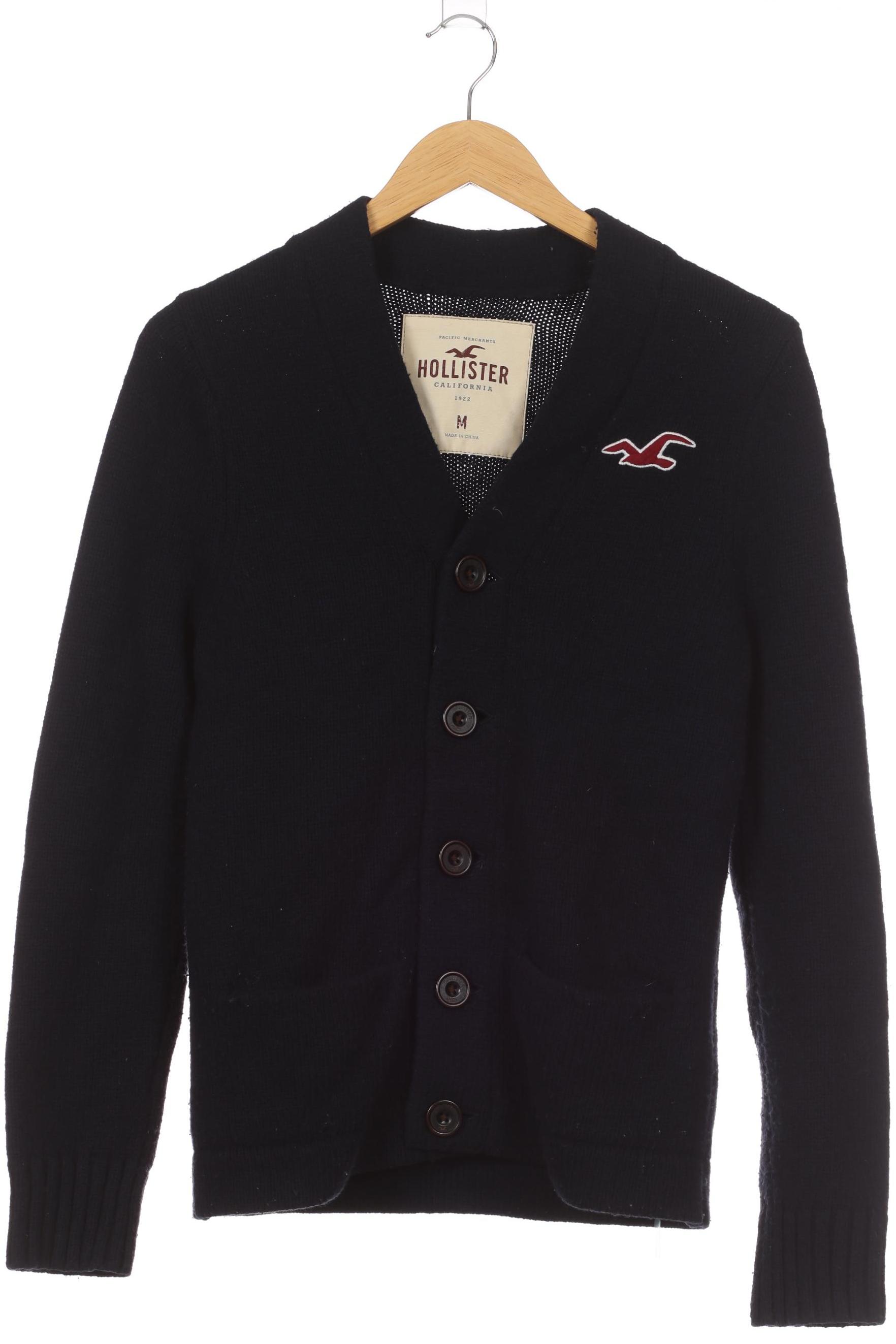 

Hollister Herren Strickjacke, blau, Gr.