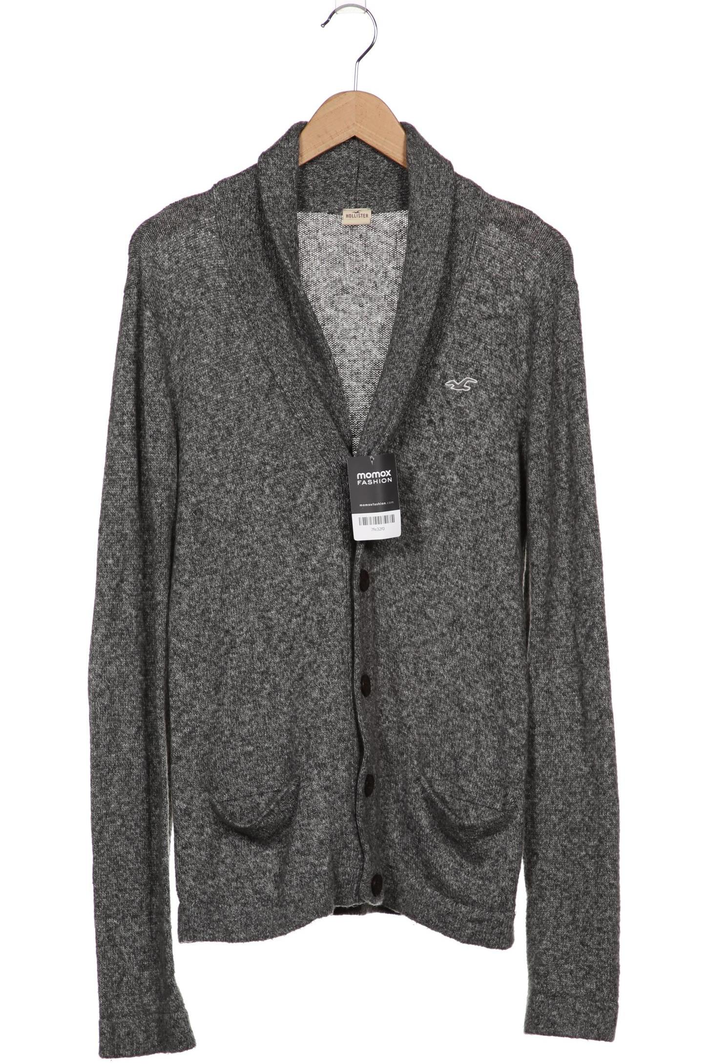 

Hollister Herren Strickjacke, grau, Gr. 46
