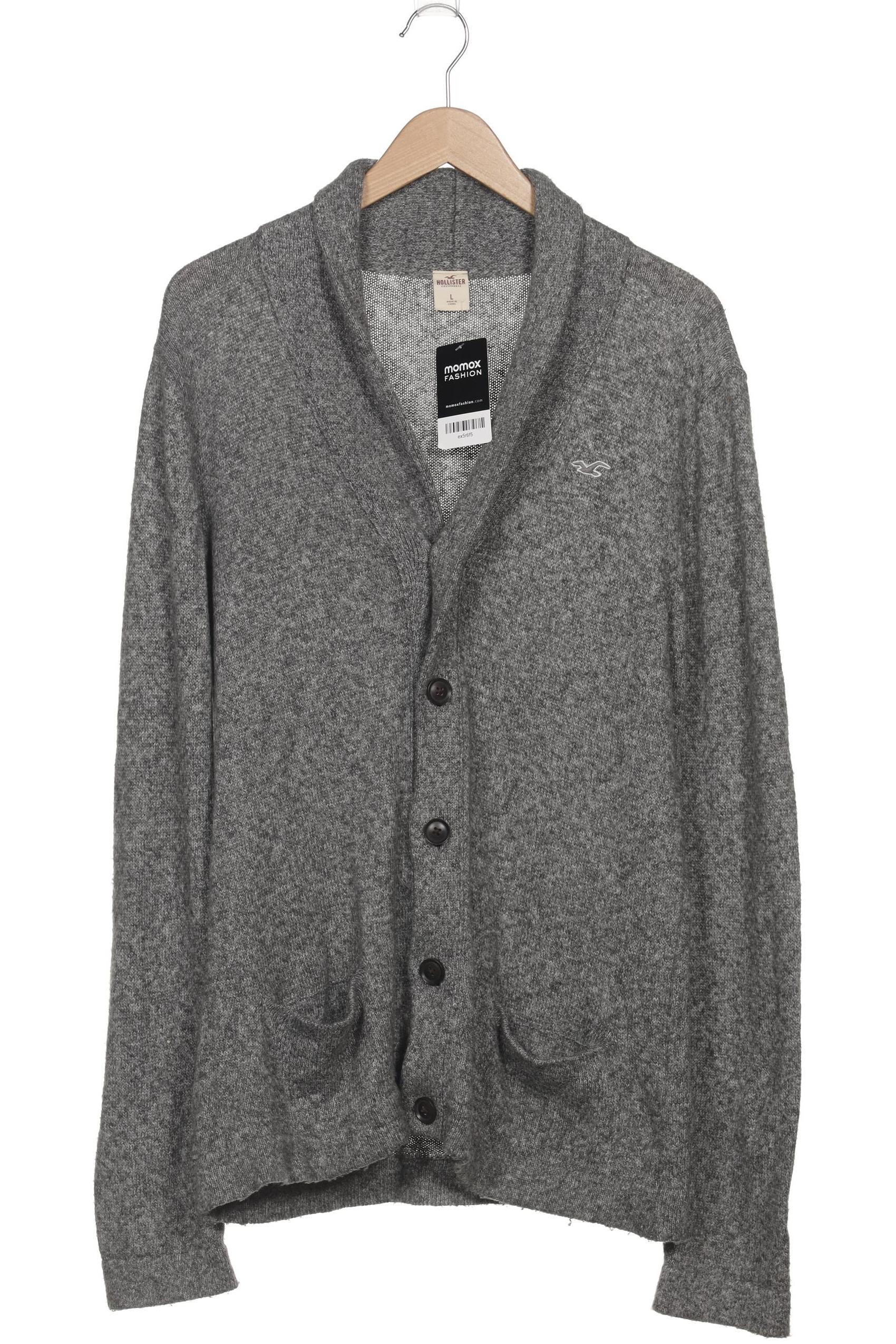

Hollister Herren Strickjacke, grau, Gr. 52