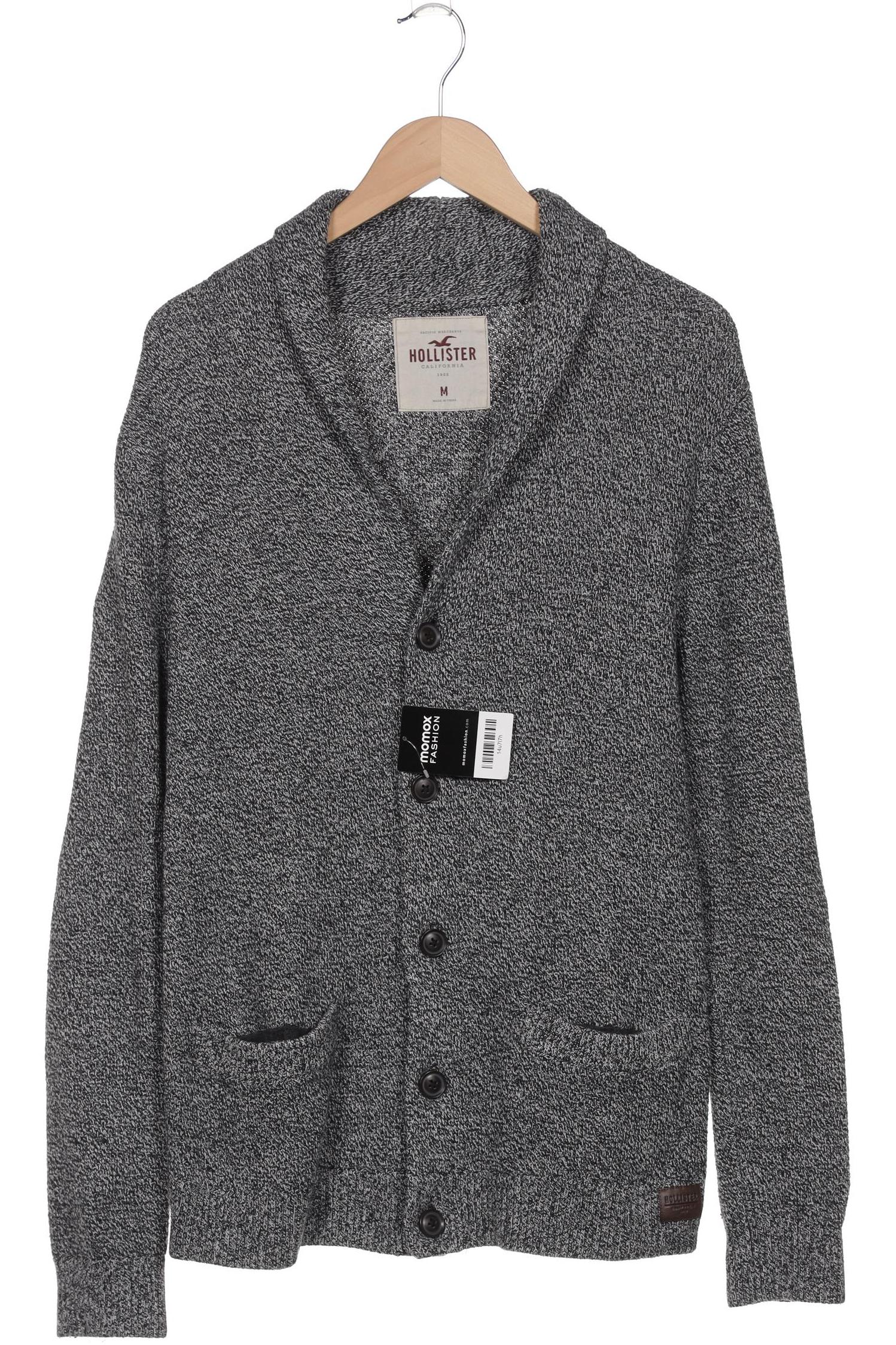 

Hollister Herren Strickjacke, grau, Gr. 48